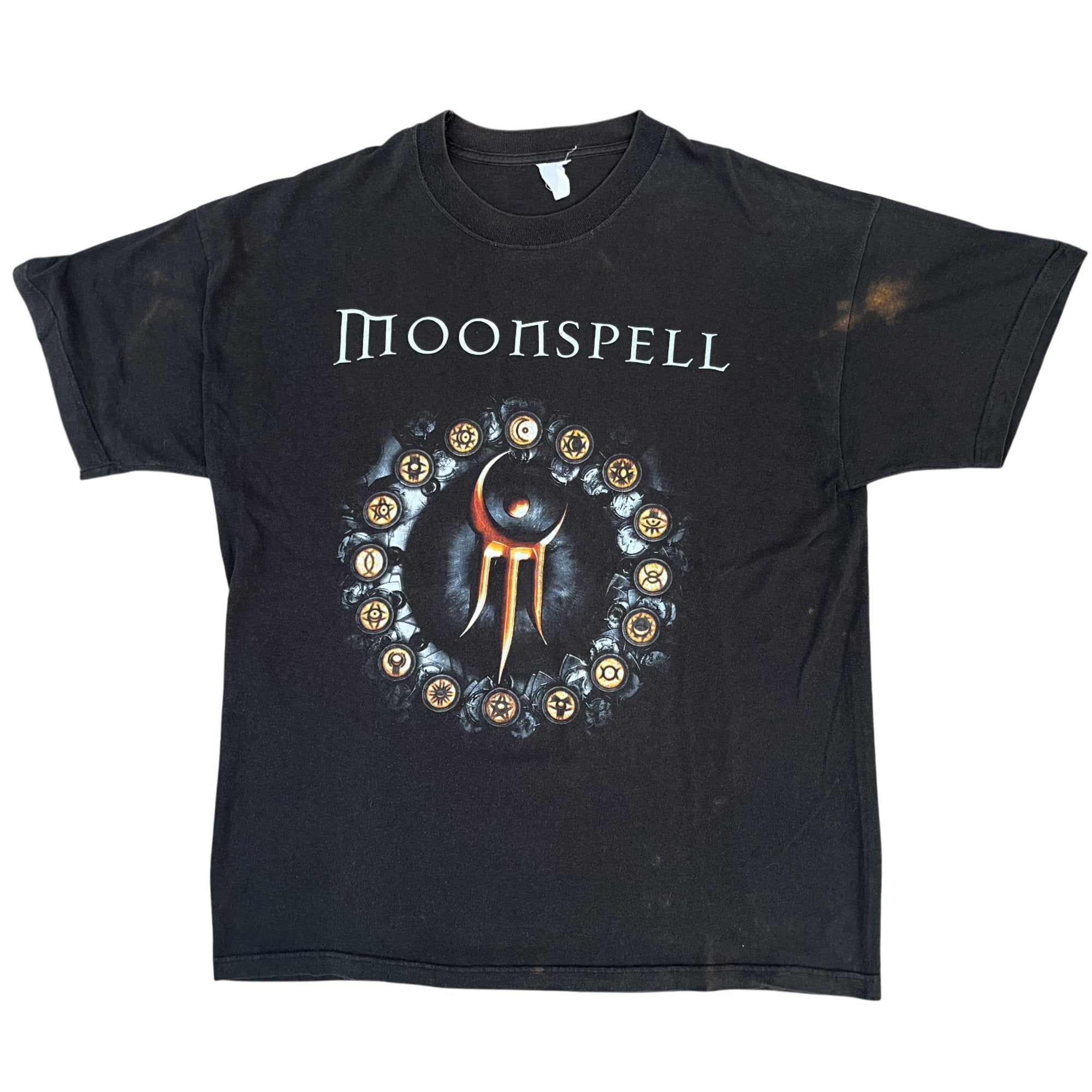 Vintage Moonspell 2001 Double Sided Band T-shirt (L-XL)