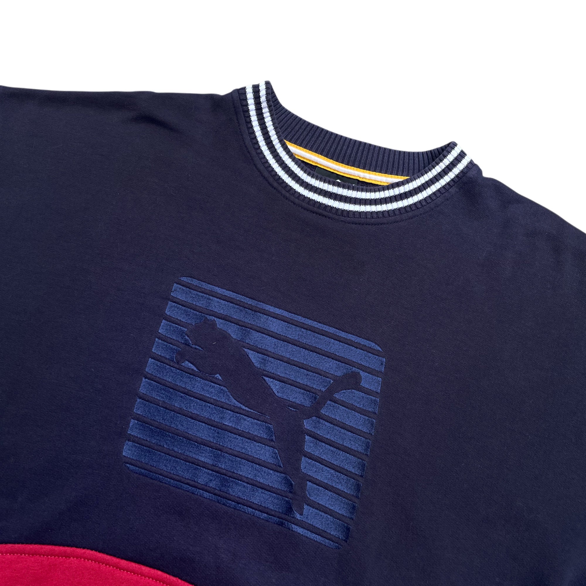 Vintage 90's Puma Box Logo Sweatshirt (L-XL)