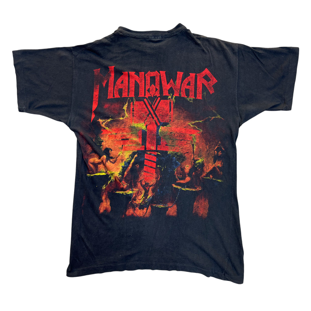 Vintage 90's Manowar The Triumph of Steel Band T-shirt (L)