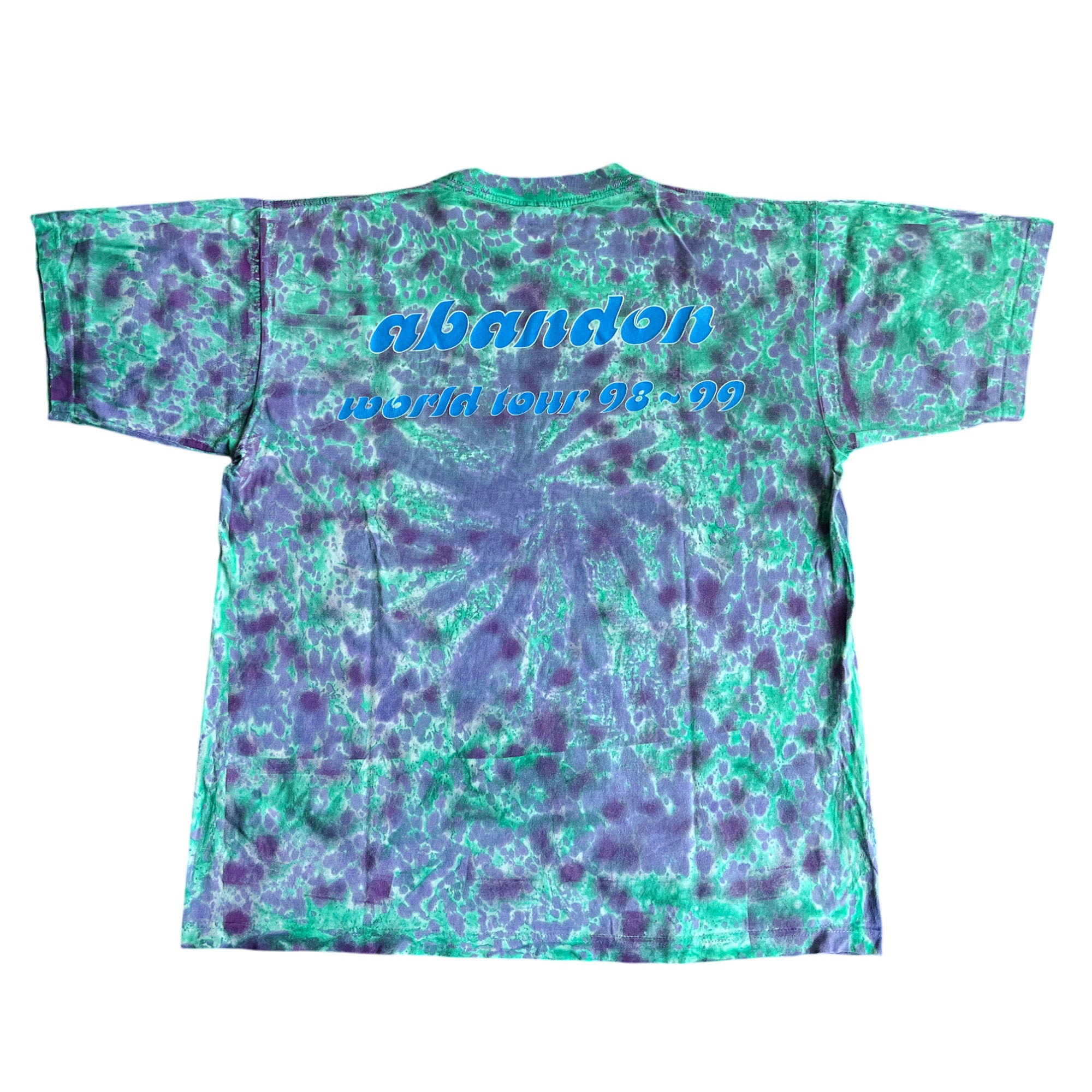 Vintage 1998 Deep Purple Abandon Tour Tie Dye T-shirt (XL)