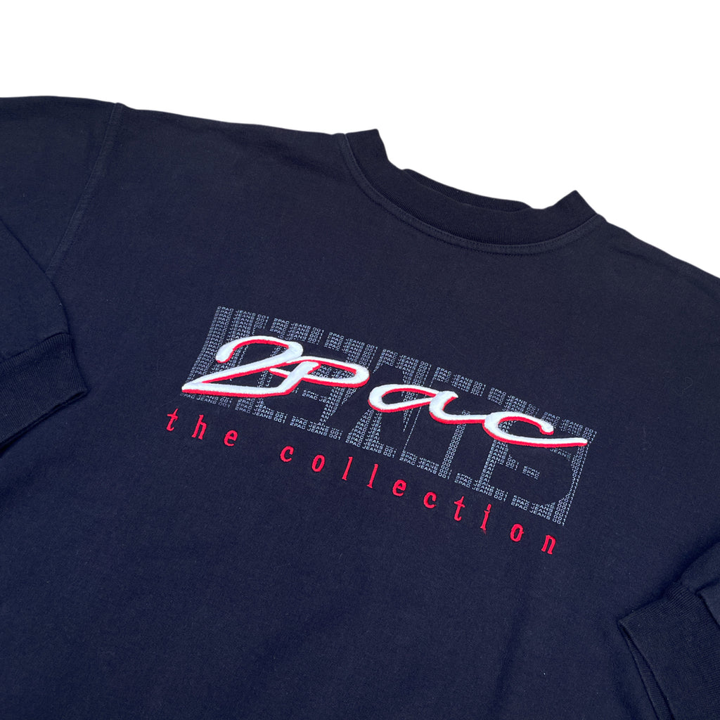 Vintage 90's 2PAC Hip Hop Rap Embroidery Sweatshirt (L)