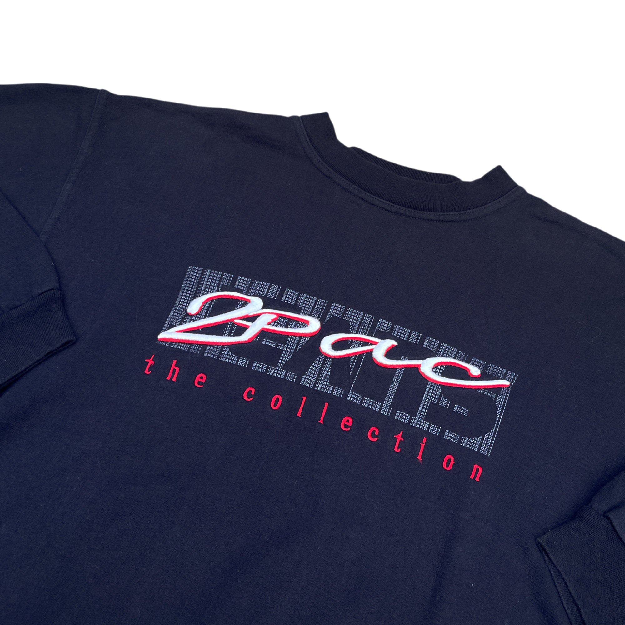 Vintage 90's 2PAC Hip Hop Rap Embroidery Sweatshirt (L)