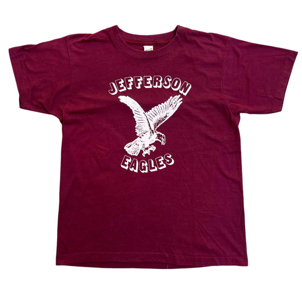 Vintage 80's Jefferson Eagles Single Stitched Graphic T-shirt (L)