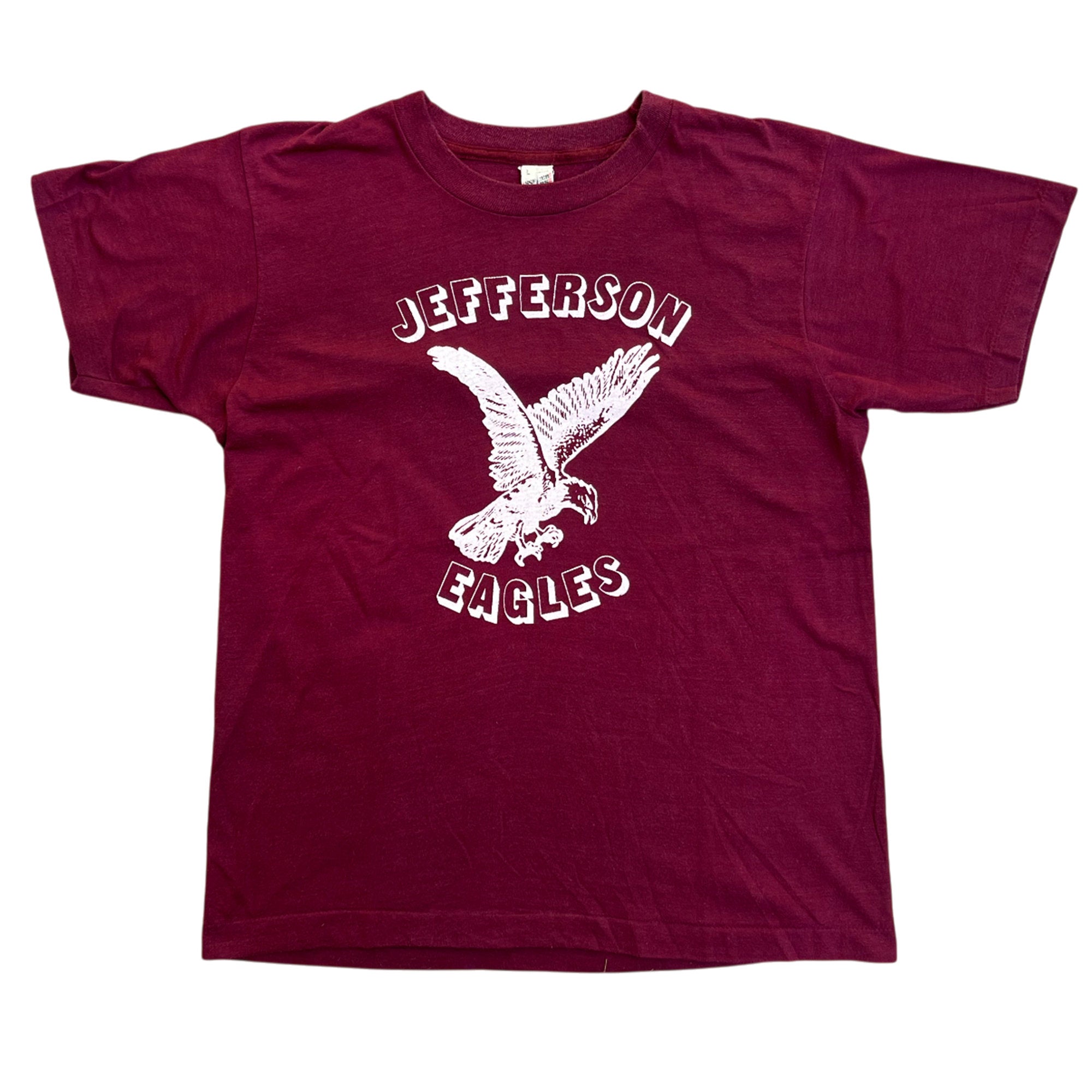 Vintage 80's Jefferson Eagles Single Stitched Graphic T-shirt (L)