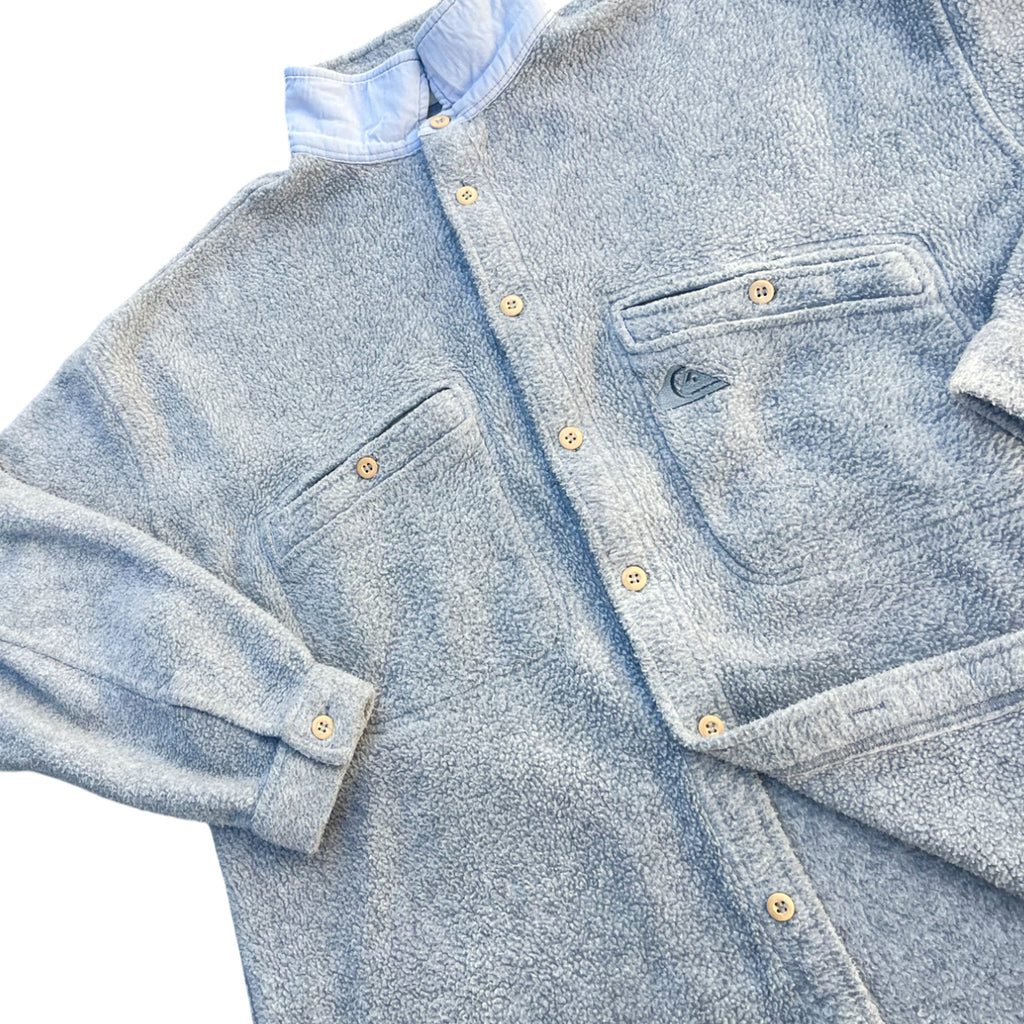 Vintage 90's Quicksilver Flannel Fleece Jacket (L)