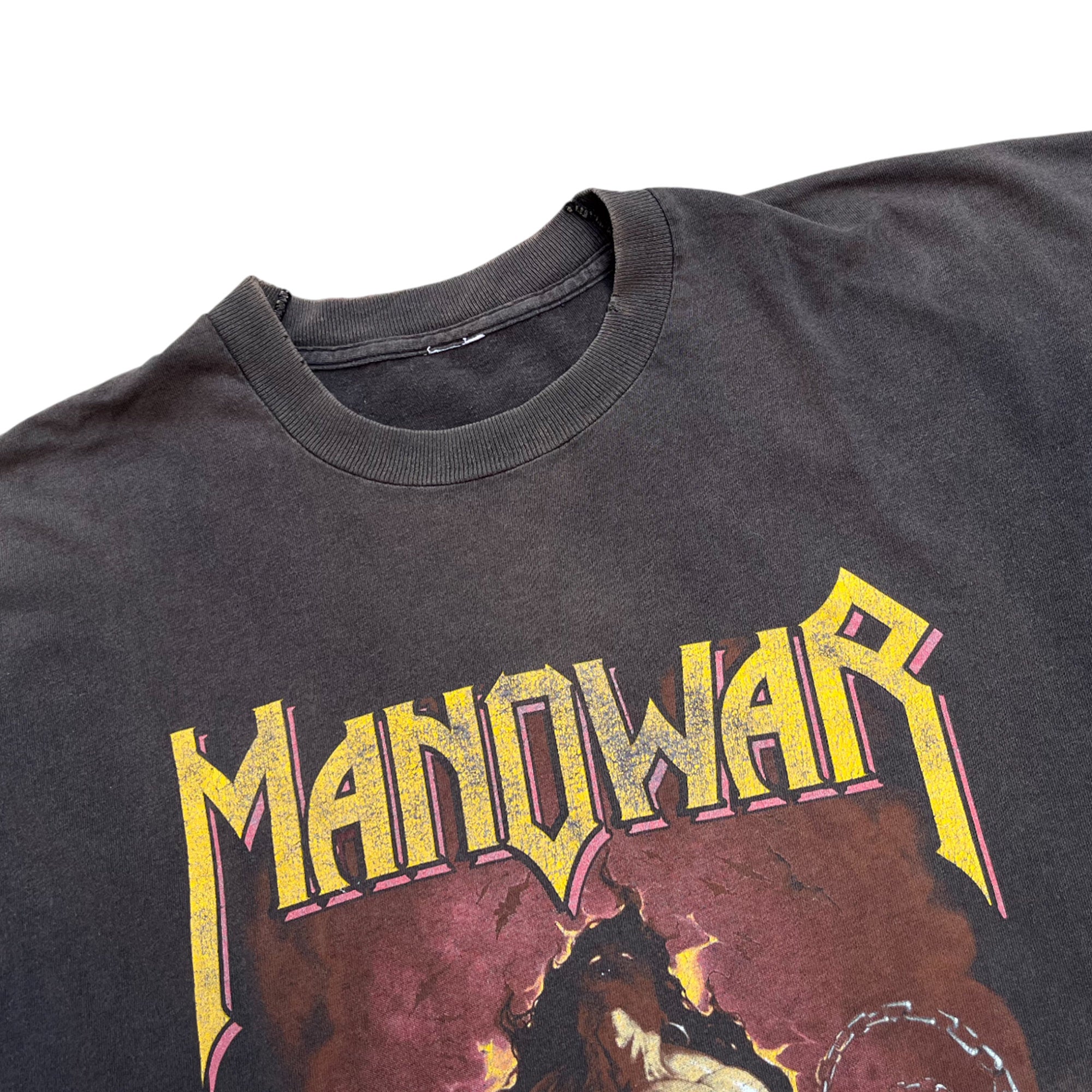 Vintage 1997 Manowar Louder Than Hell Tour Sleeveless T-shirt (XL)