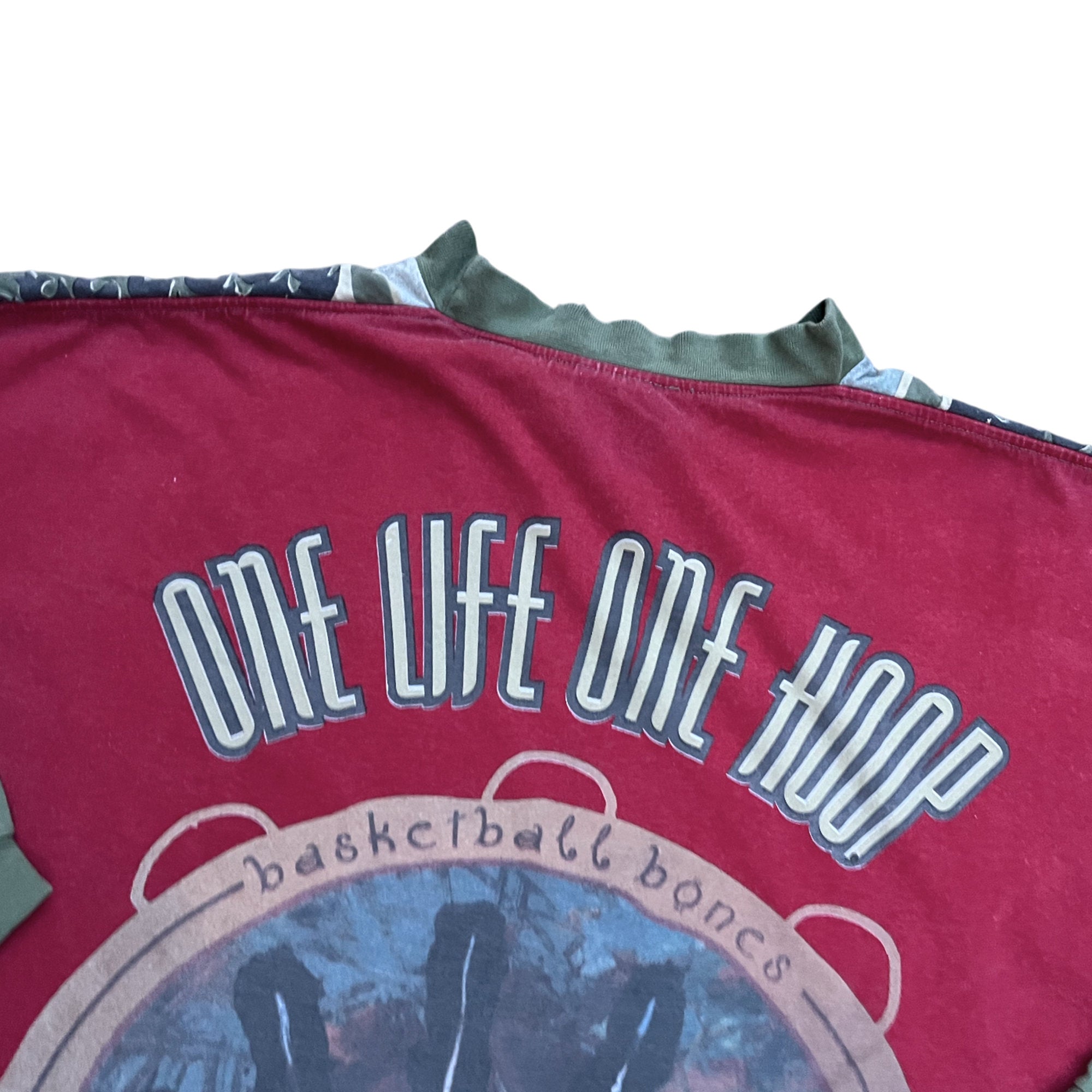 Vintage 90's Nike Dunk Yard Daze LS AOP T-shirt (XXL)