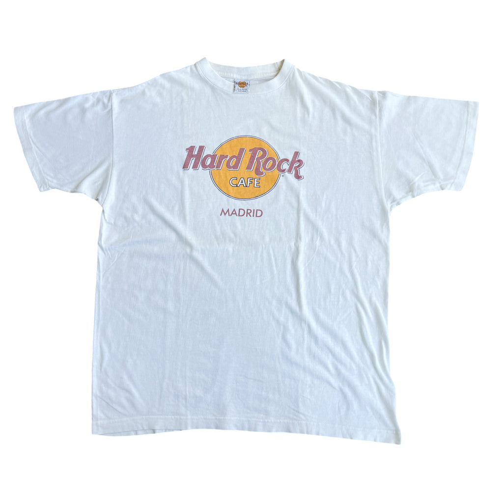 Vintage 90's Hard Rock Madrid Heavy Cotton T-shirt (L)