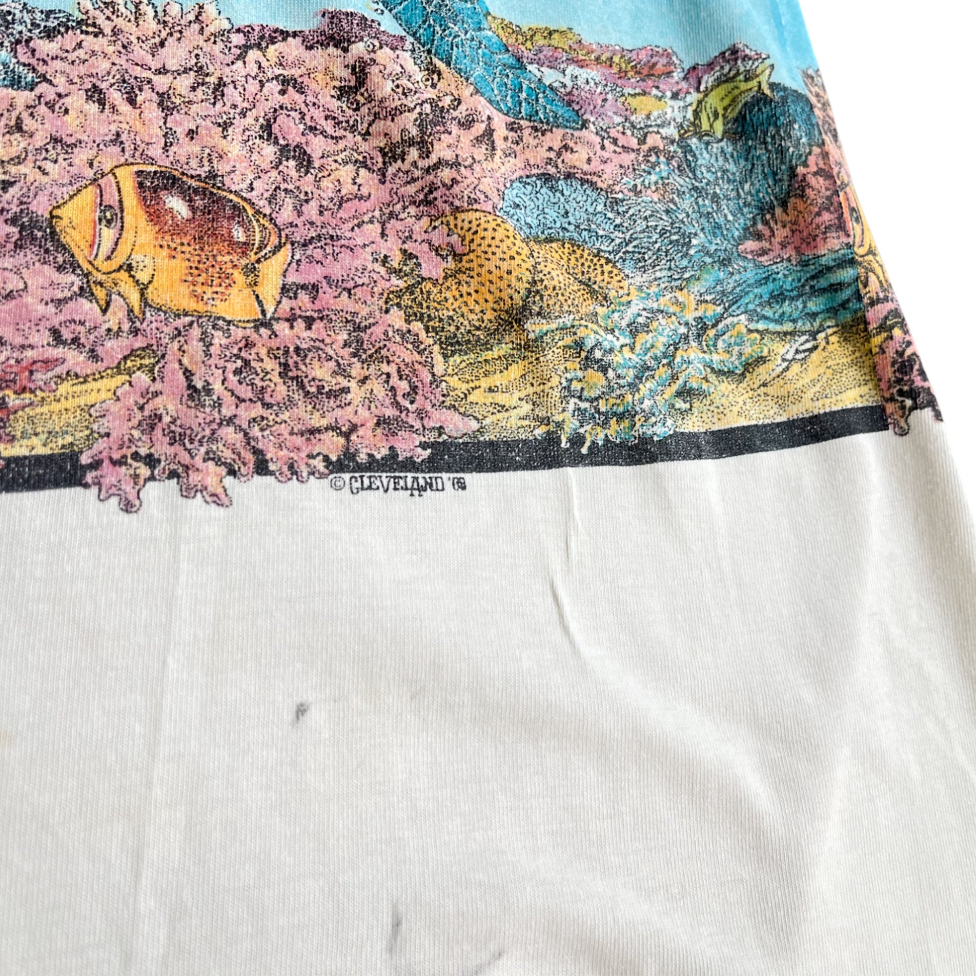 Vintage 80's Single Stitched Key West Turtles T-shirt (XL)