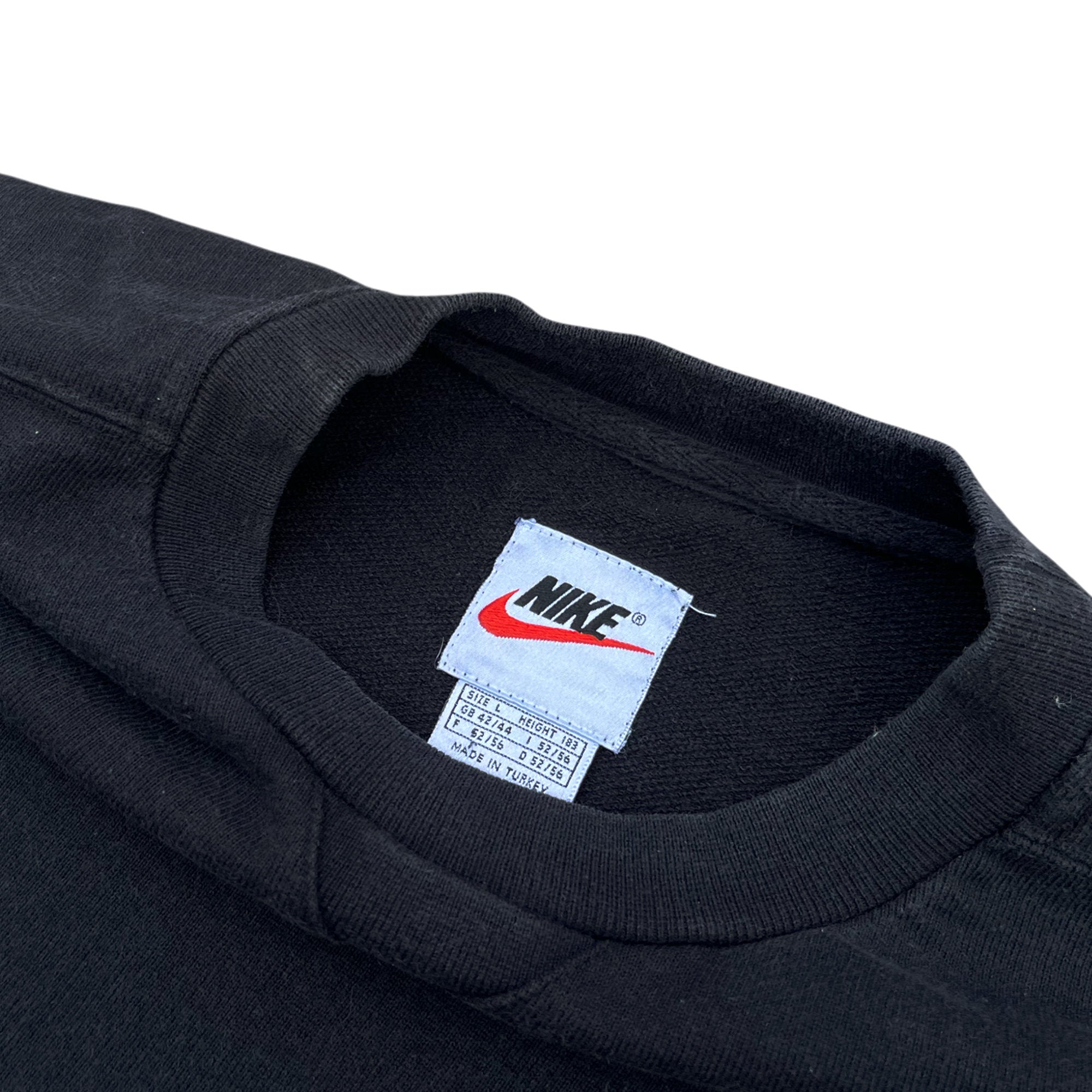 Vintage 90's Nike Big Swoosh Embroidery Crewneck (XL)