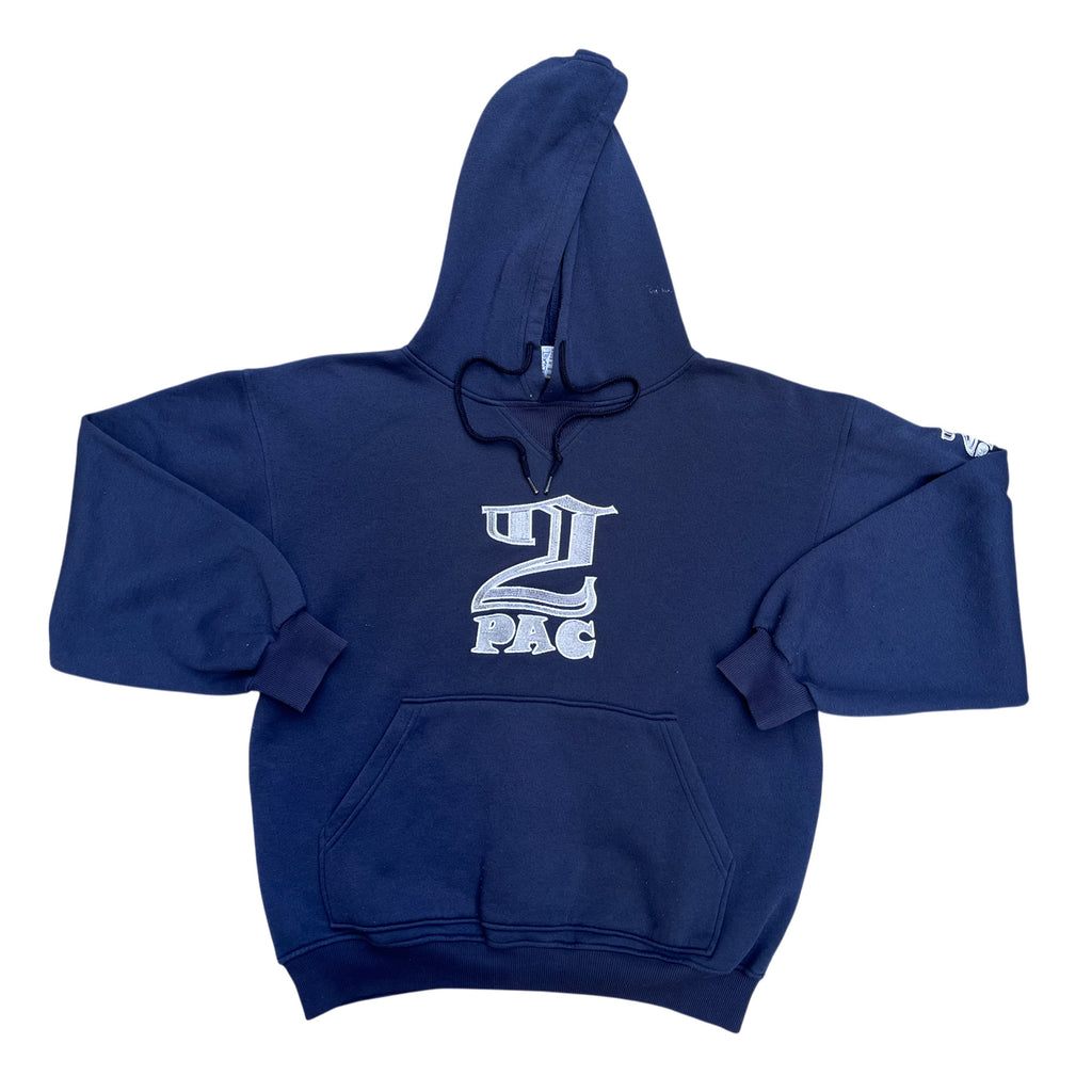 Vintage 90's 2PAC Hip Hop Embroidery Hoodie (M)