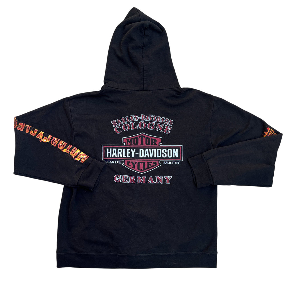 Harley Davidson Germany Flame Zip Up Hoodie (M-L)