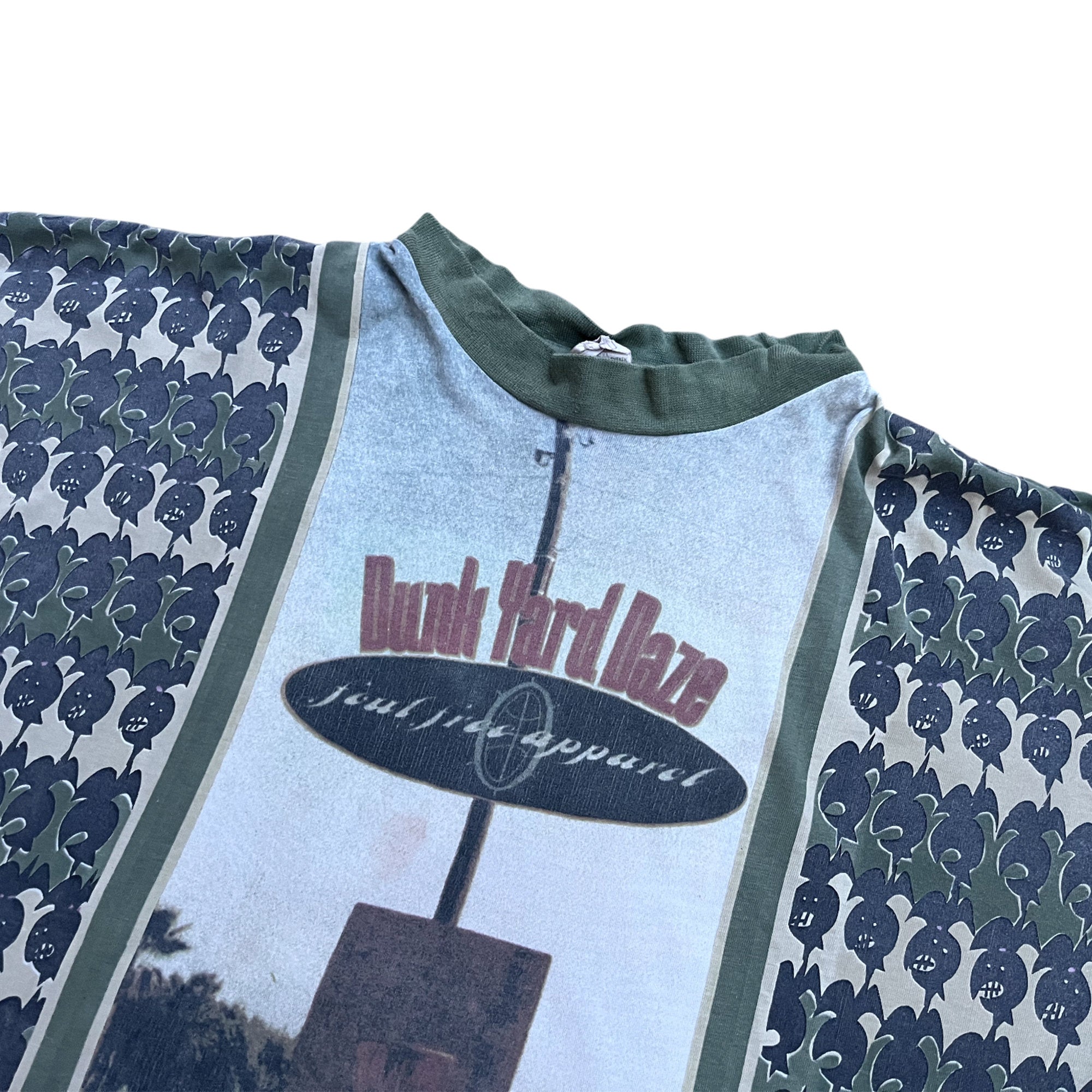 Vintage 90's Nike Dunk Yard Daze LS AOP T-shirt (XXL)