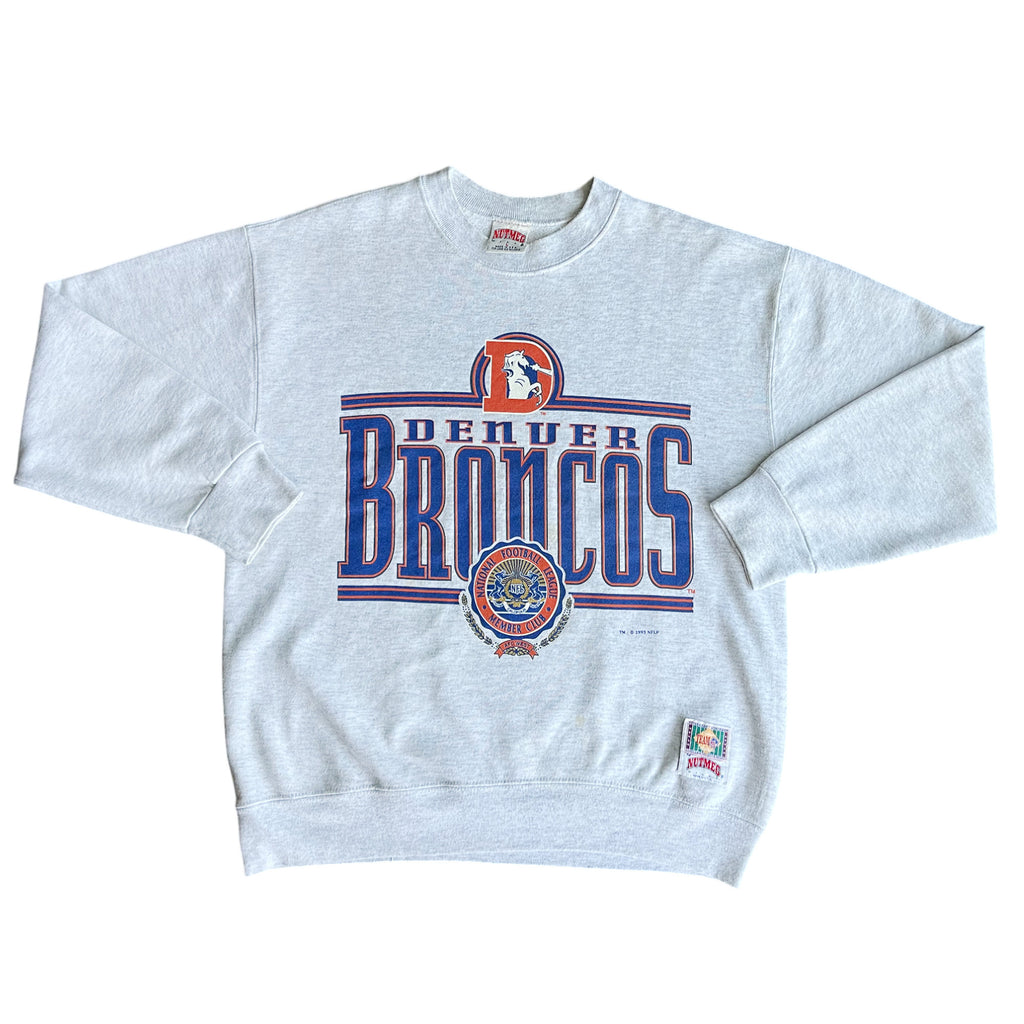 Vintage 1993 Nutmeg Boxy Broncos Crewneck (L)