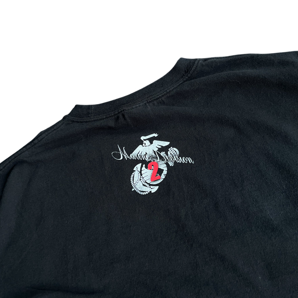 Y2K Skull Follow Me Graphic T-shirt (L)