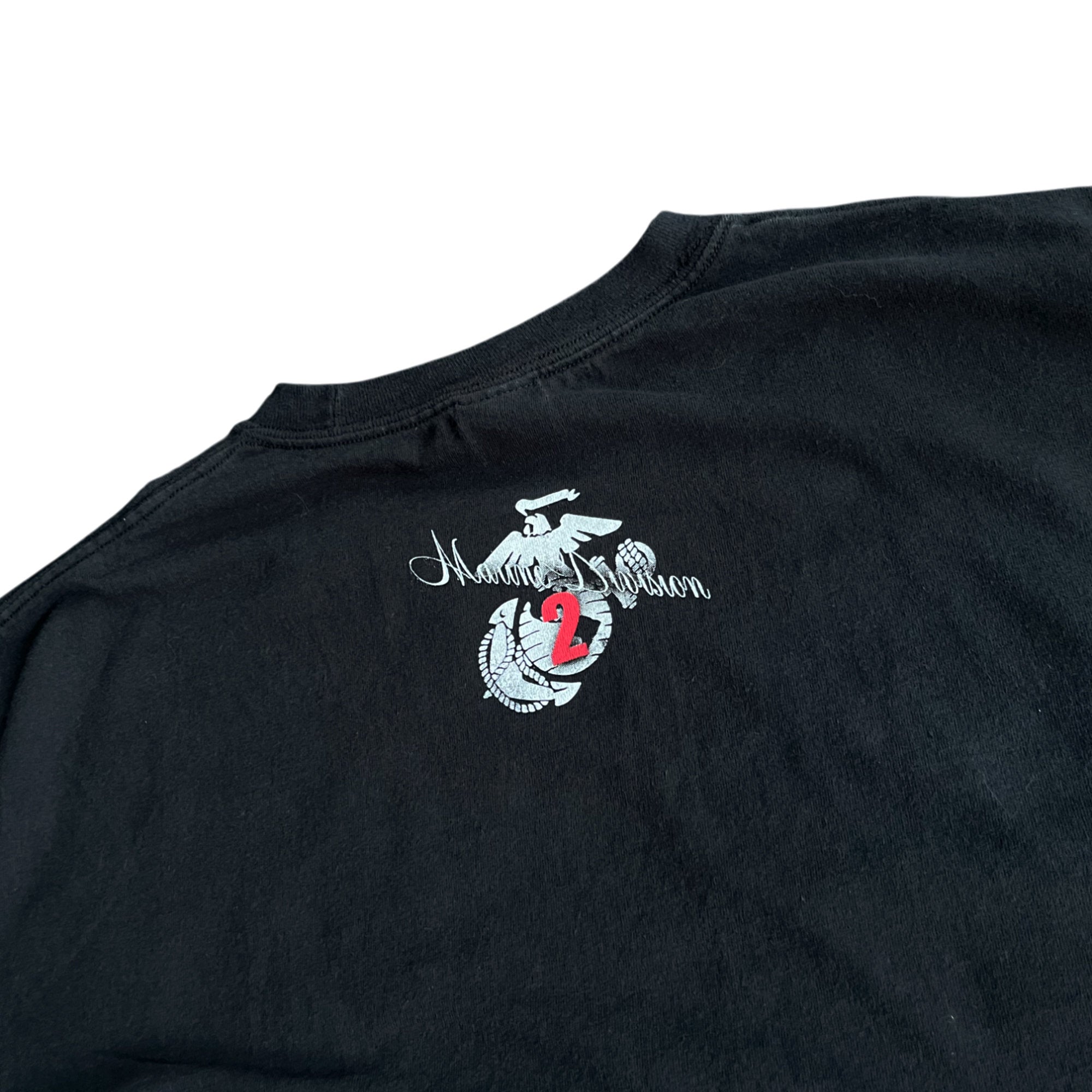 Y2K Skull Follow Me Graphic T-shirt (L)