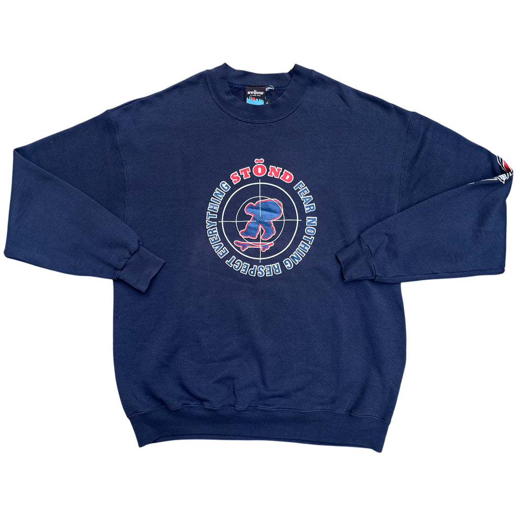 Vintage 90's Stond Chriss Nonn Skate Sweatshirt (XL)