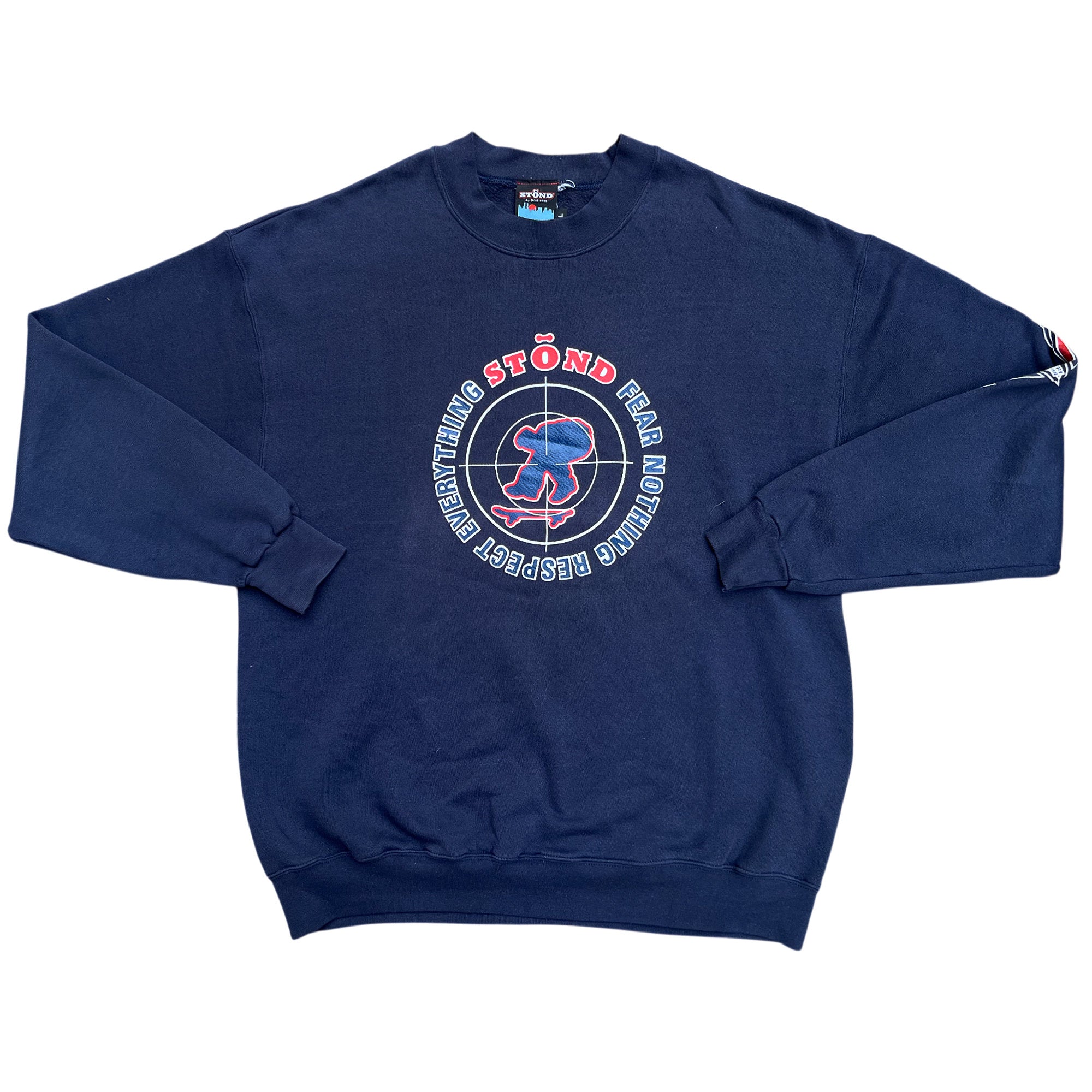 Vintage 90's Stond Chriss Nonn Skate Sweatshirt (XL)