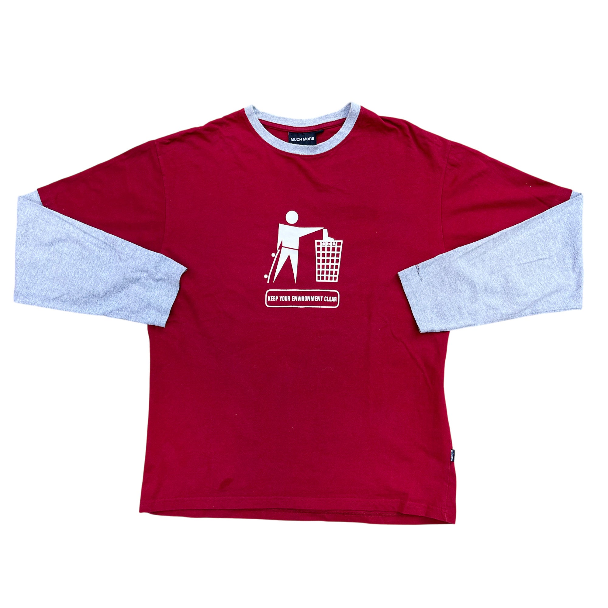 Vintage 90's Skateboarding Much More LS Shirt (L)