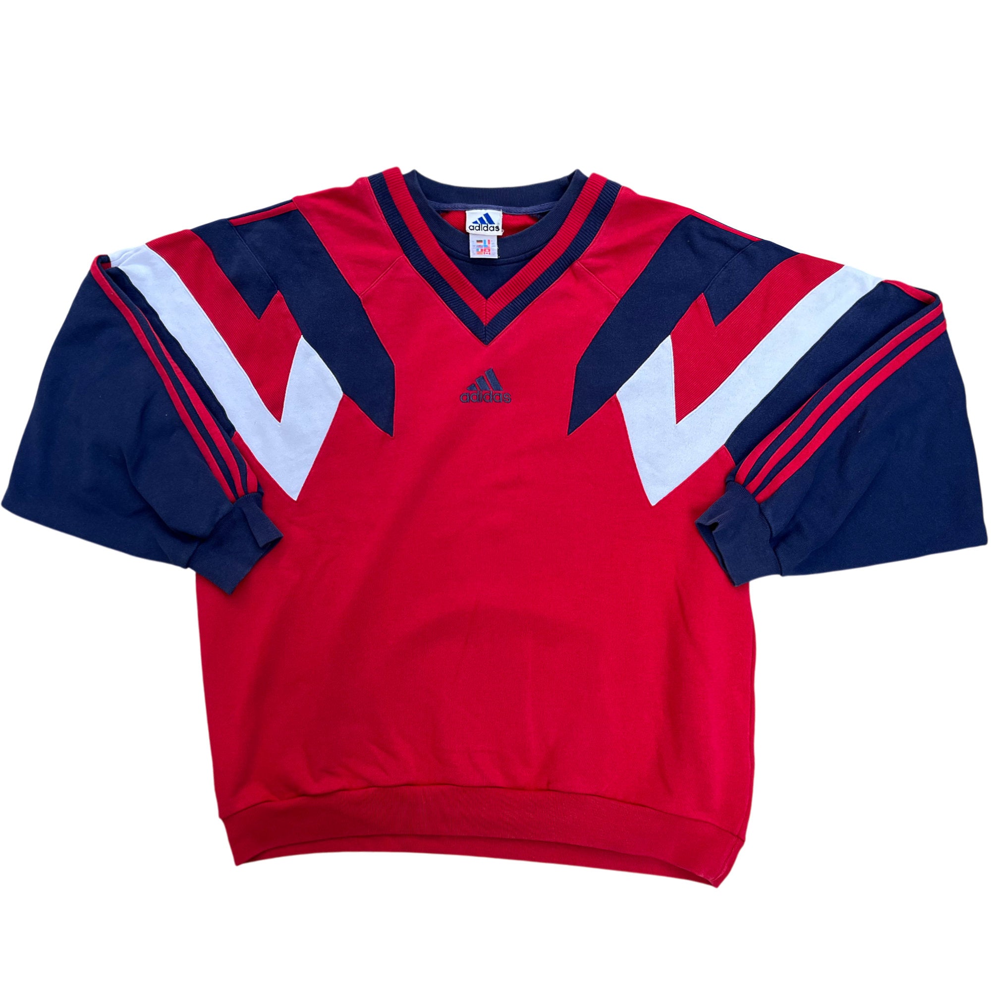 Vintage 90's Adidas Sport Embroidery Sweatshirt (XL)