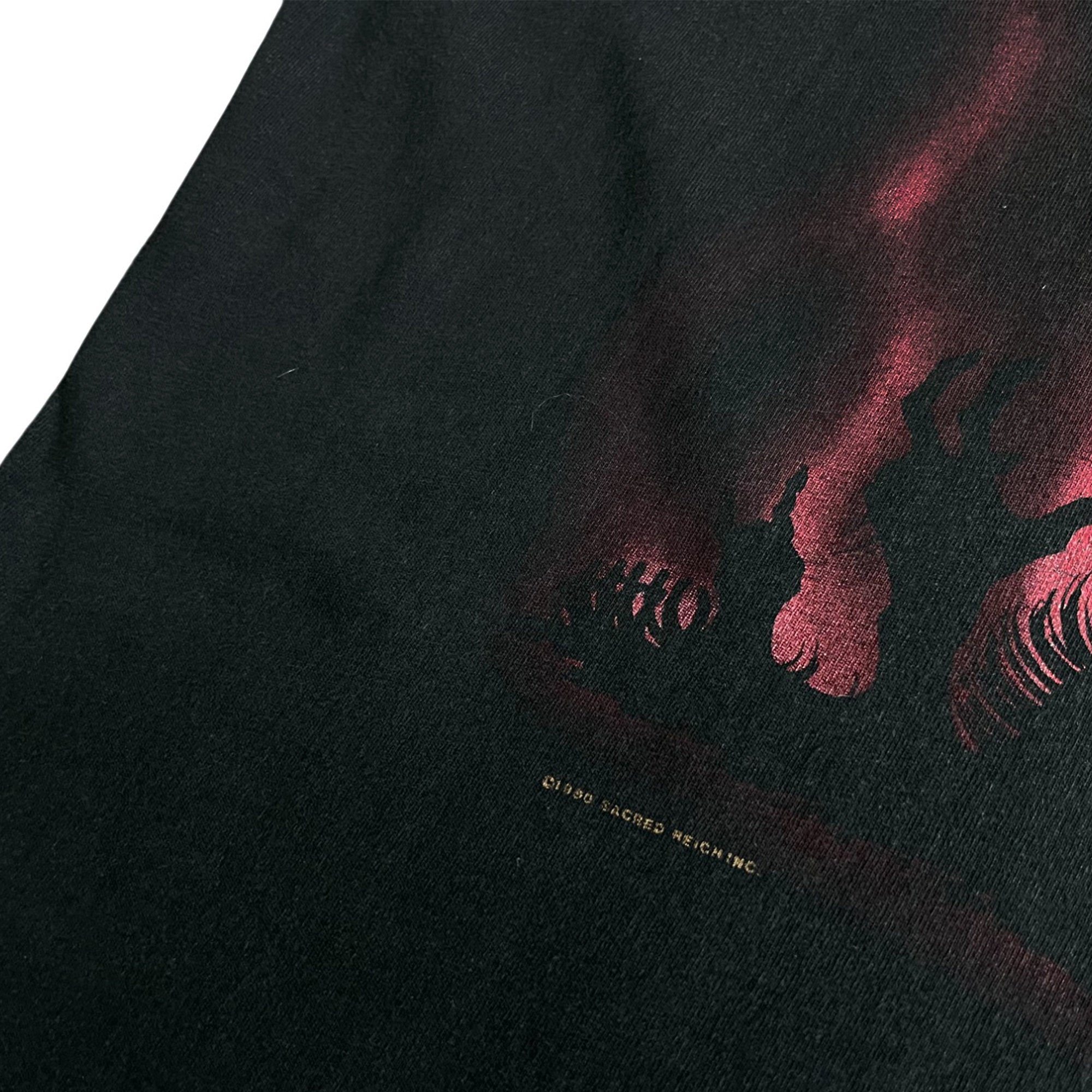 Vintage 1990 Sacred Reich World Tour Thrash Metal T-shirt (XL)