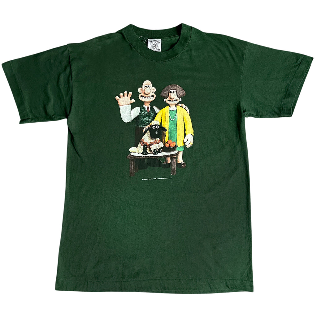 Vintage 90's Wallace and Gromit Cartoon Movie T-shirt (M)