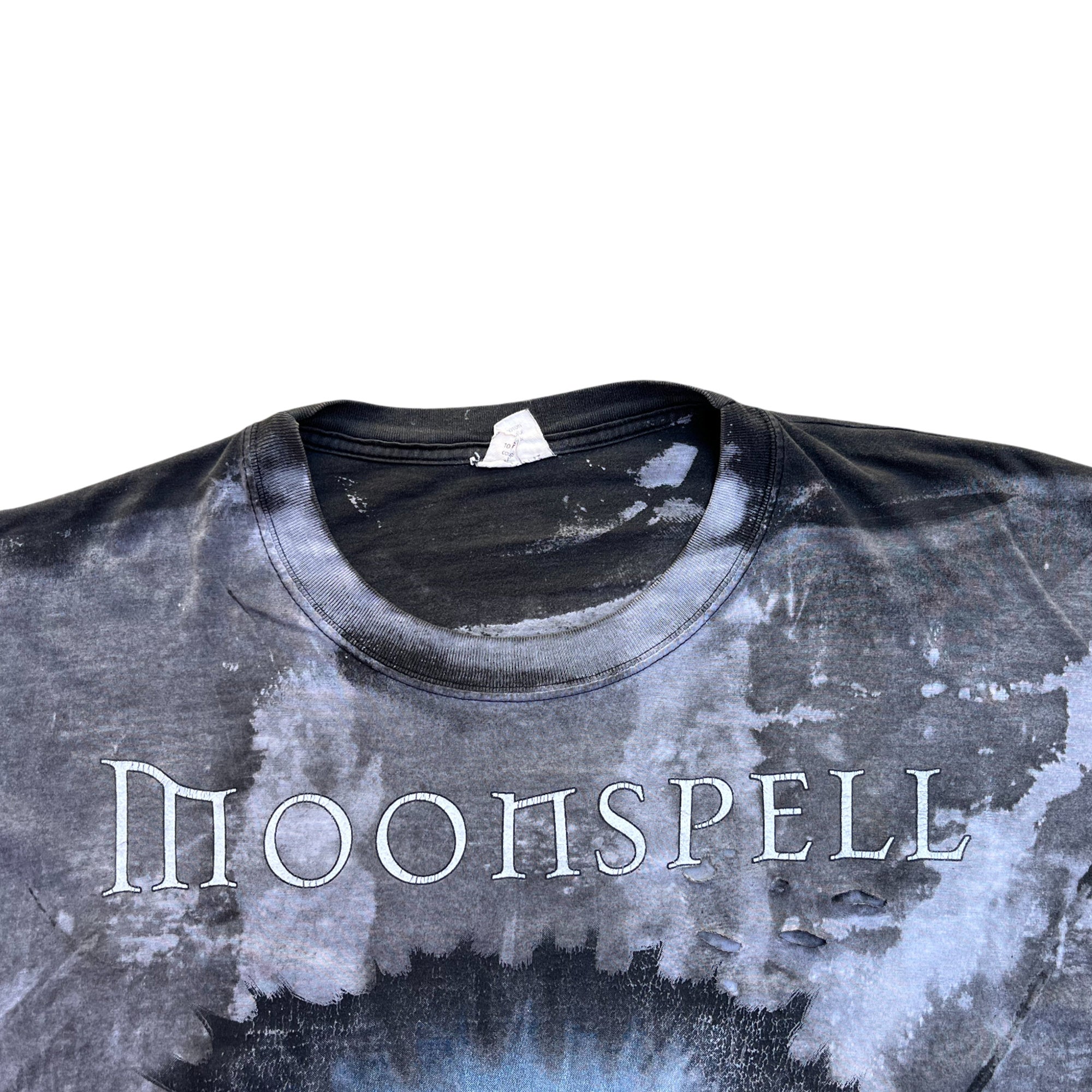 Vintage Moonspell Distressed Tie Dye T-shirt (XL)