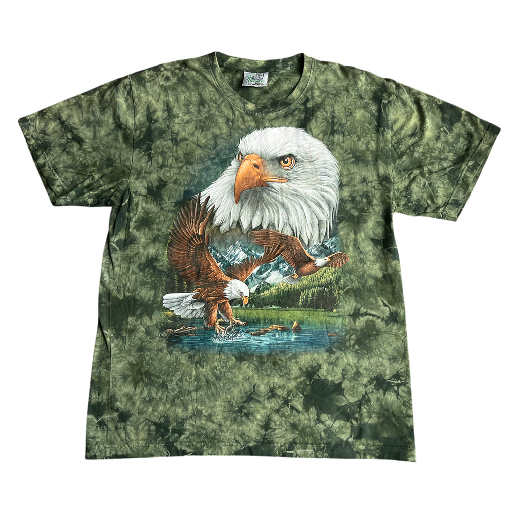 Vintage USA Eagle Tie-dye Graphic T-shirt (XL)
