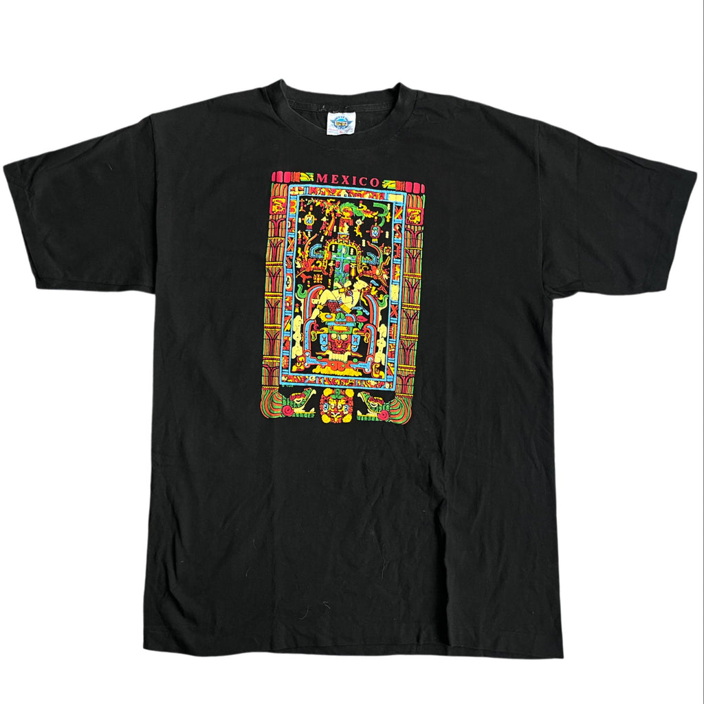Vintage 90's Single Stitched Mexico Graphic T-shirt (XL)