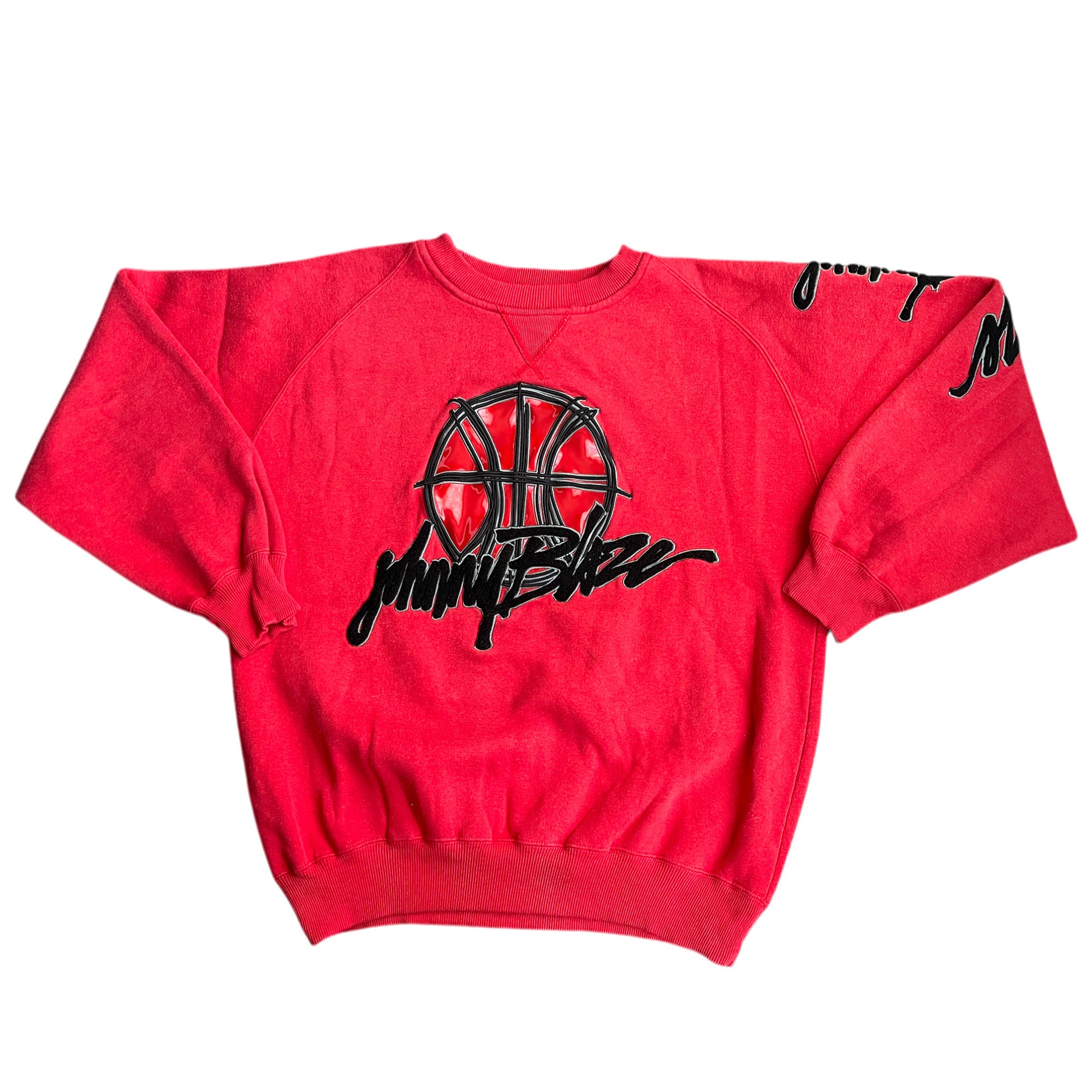 Vintage 90's Johny Blaze Rare Embroidery Crewneck (M)