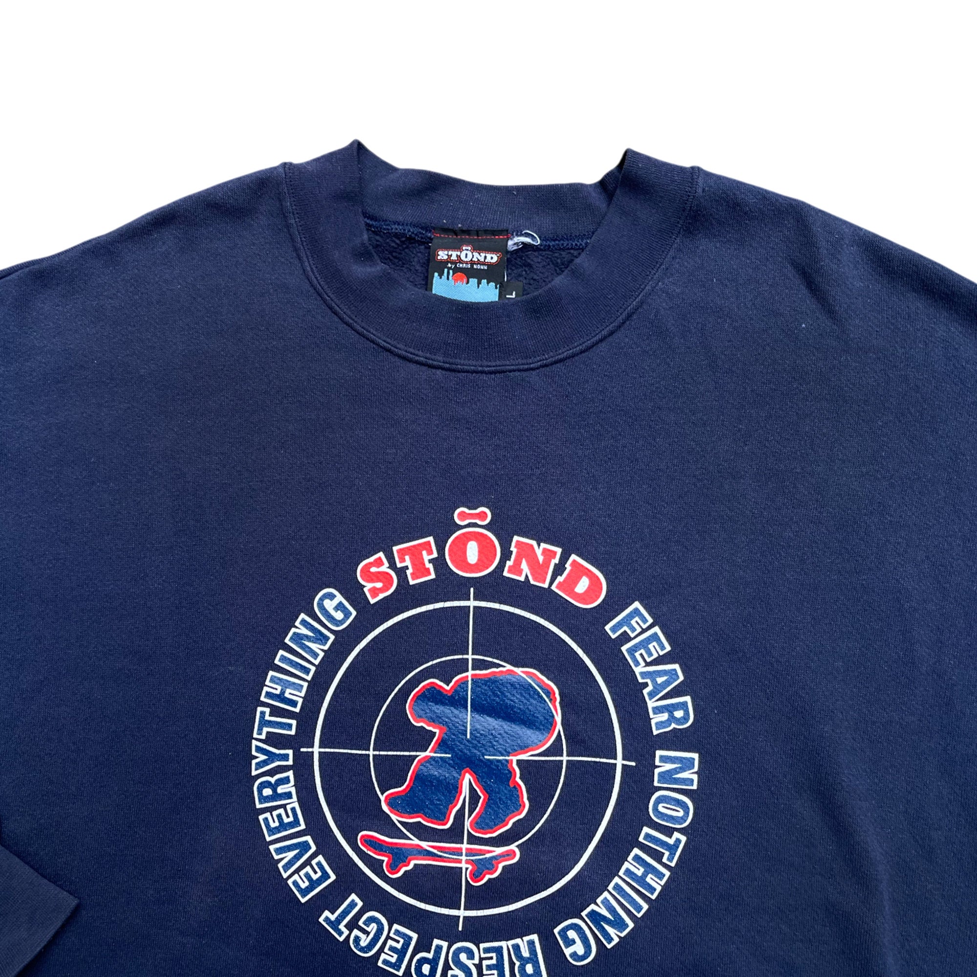 Vintage 90's Stond Chriss Nonn Skate Sweatshirt (XL)
