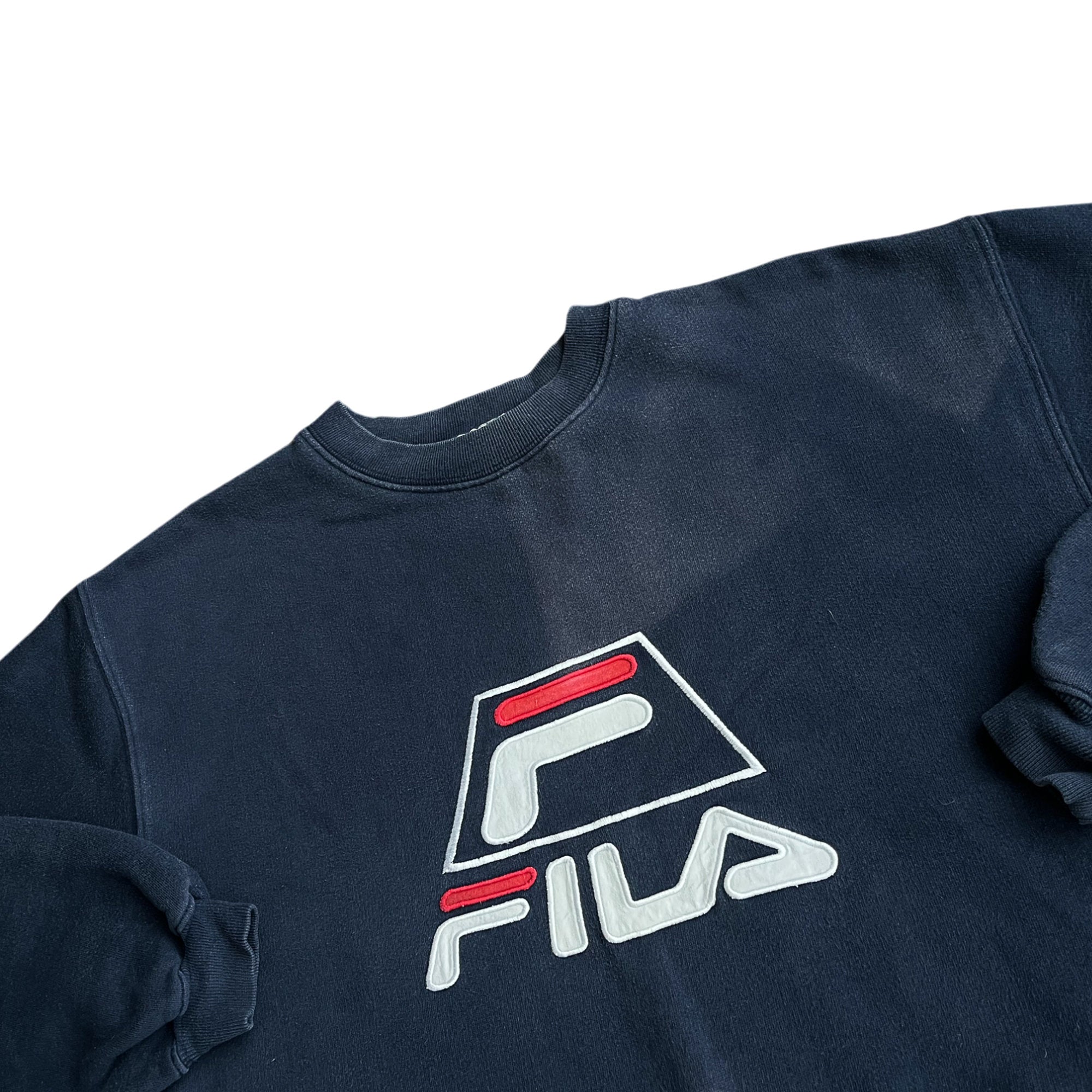 Vintage 90's FILA Boxy Faded Crewneck (M)