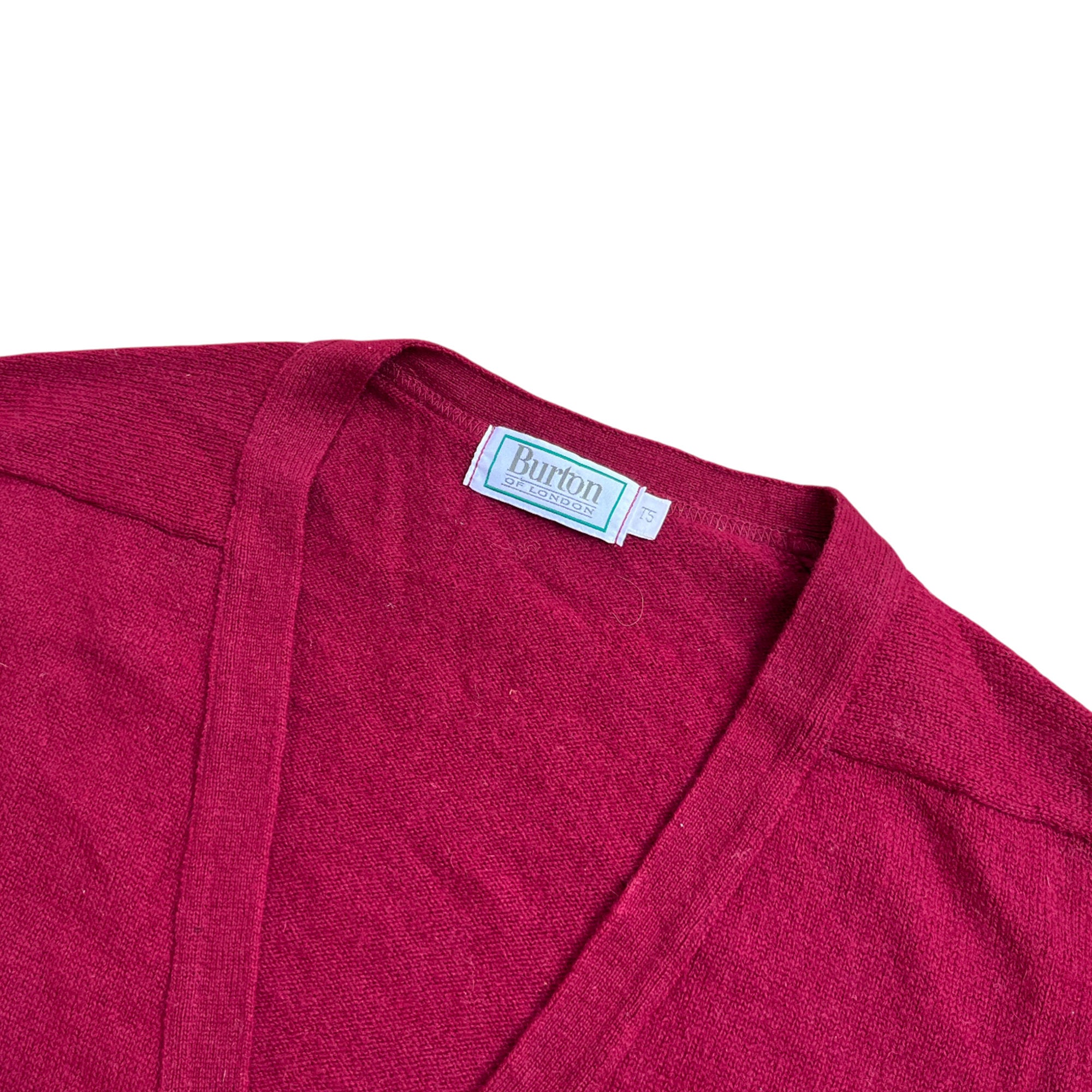 Vintage 90's Burton London Wool Cardigan (L)