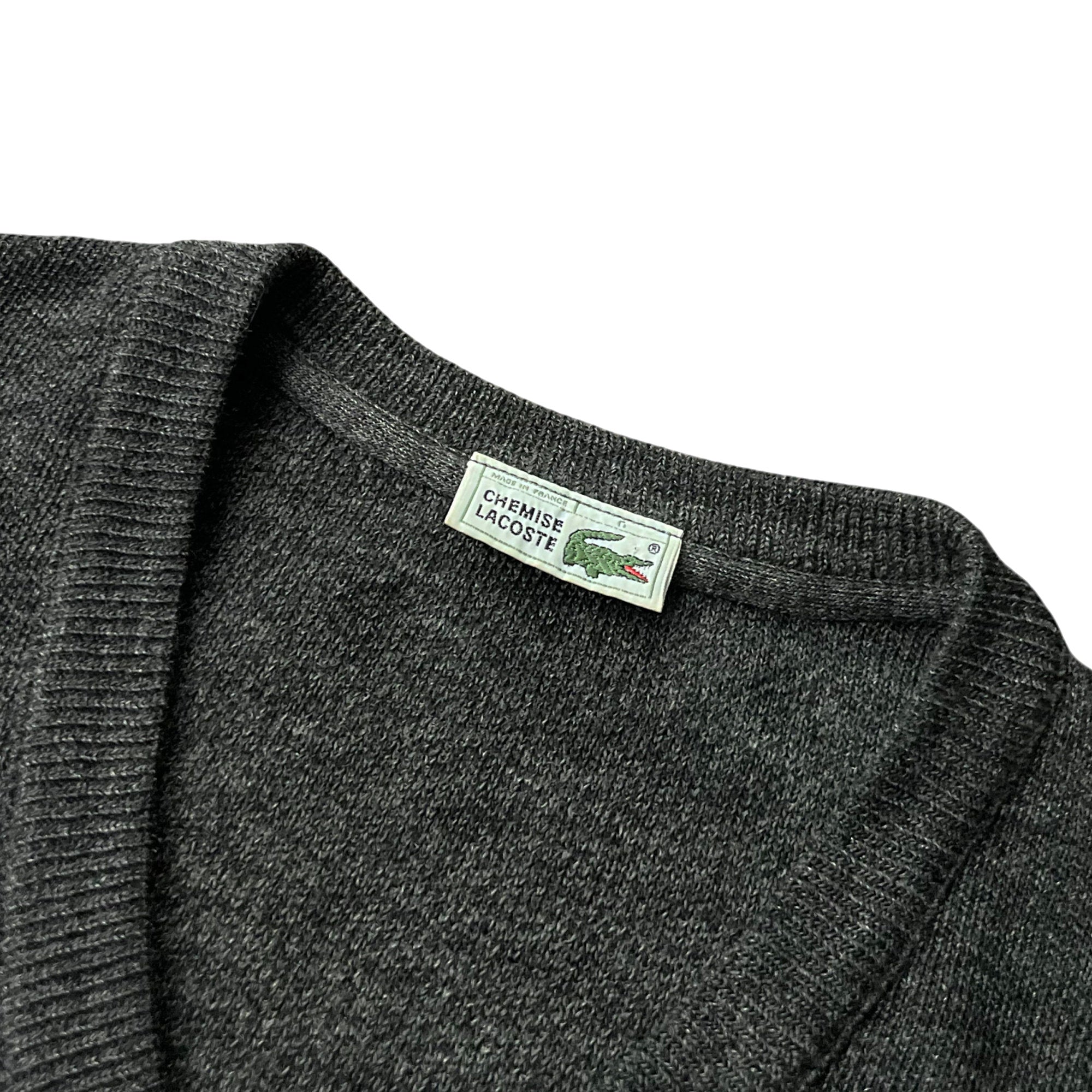 Vintage Lacoste France V-Neck Sweater (XL)