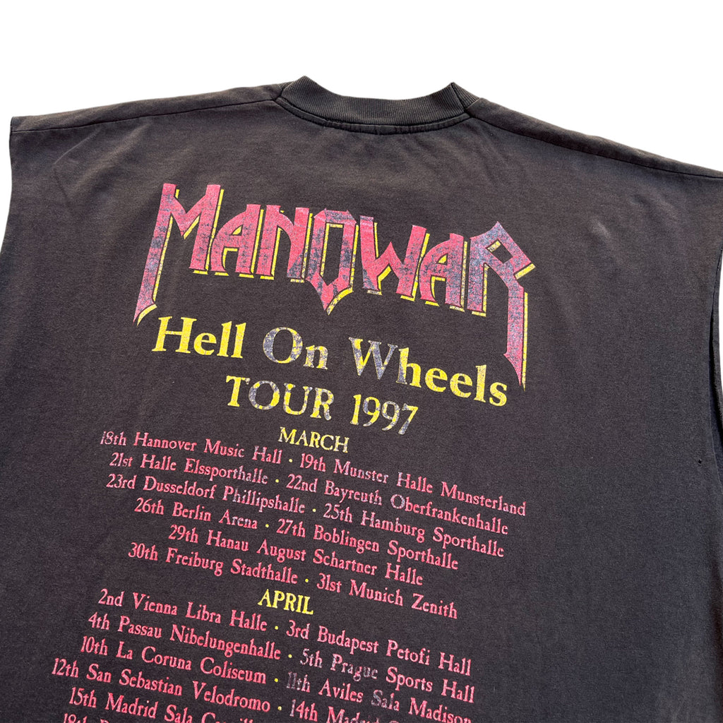 Vintage 1997 Manowar Louder Than Hell Tour Sleeveless T-shirt (XL)