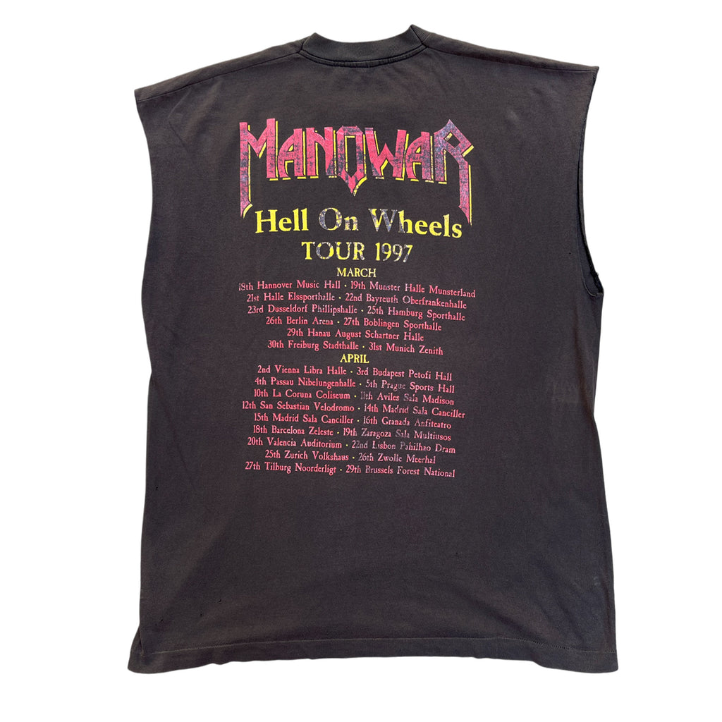 Vintage 1997 Manowar Louder Than Hell Tour Sleeveless T-shirt (XL)