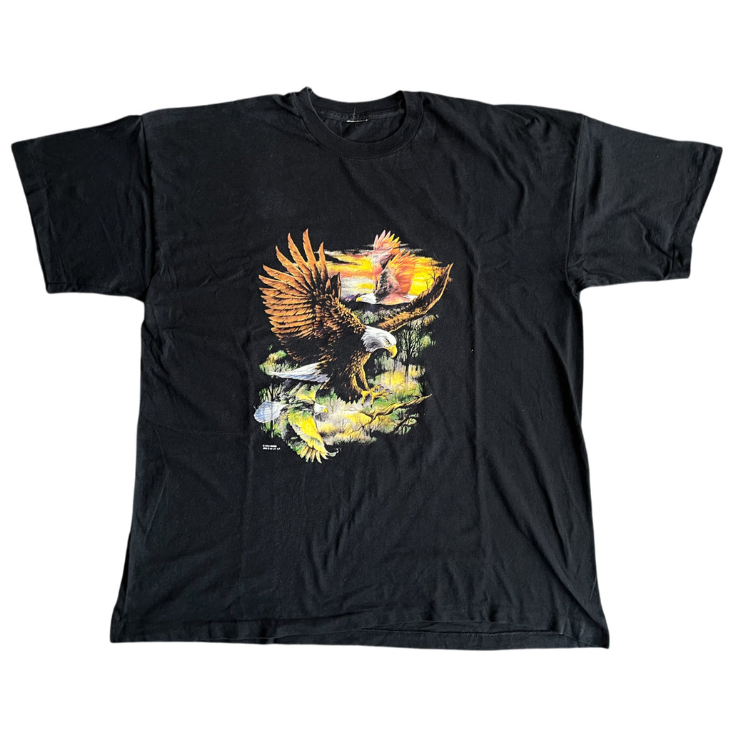 Vintage 90's Single Stitched American Eagle Graphic T-shirt (XL)