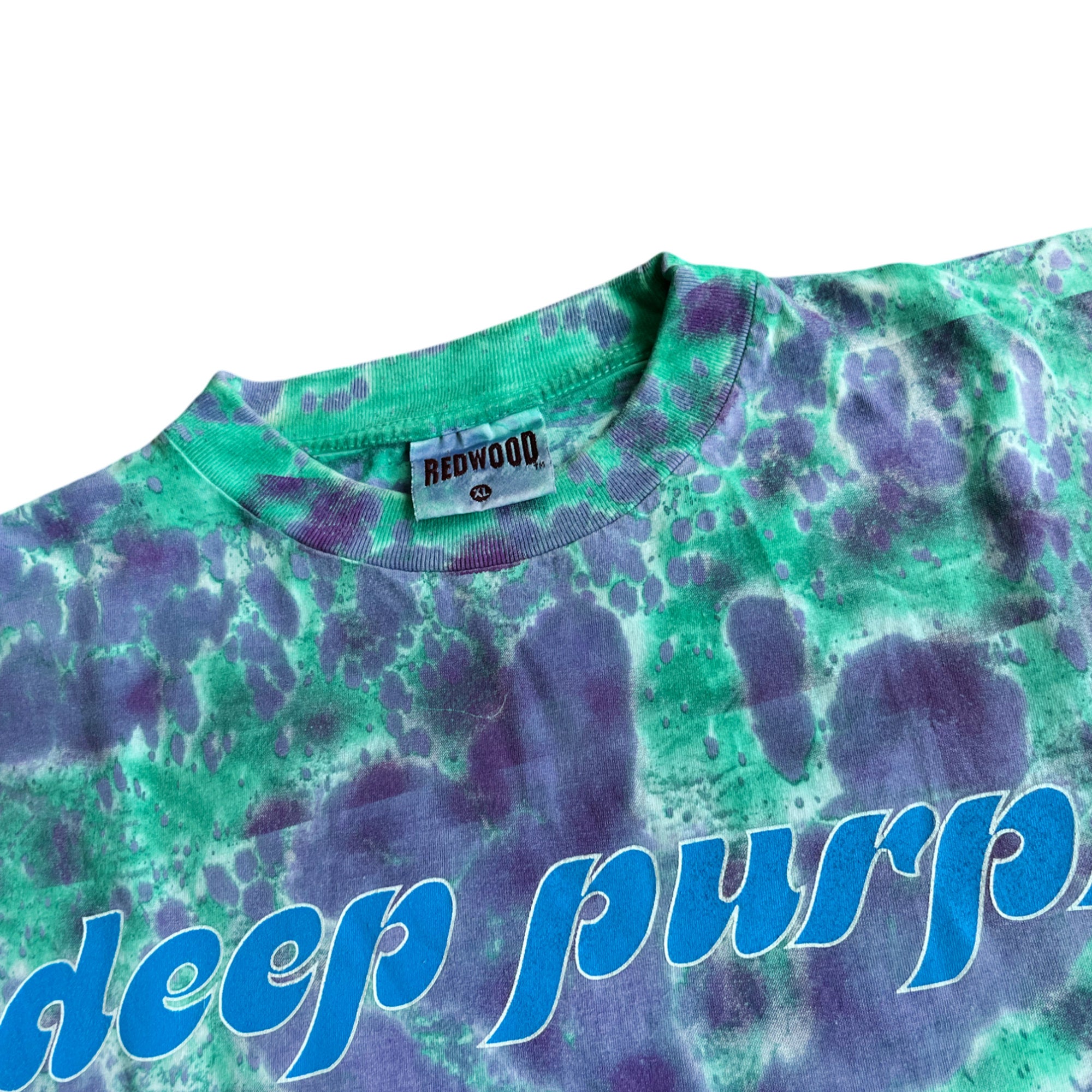 Vintage 1998 Deep Purple Abandon Tour Tie Dye T-shirt (XL)
