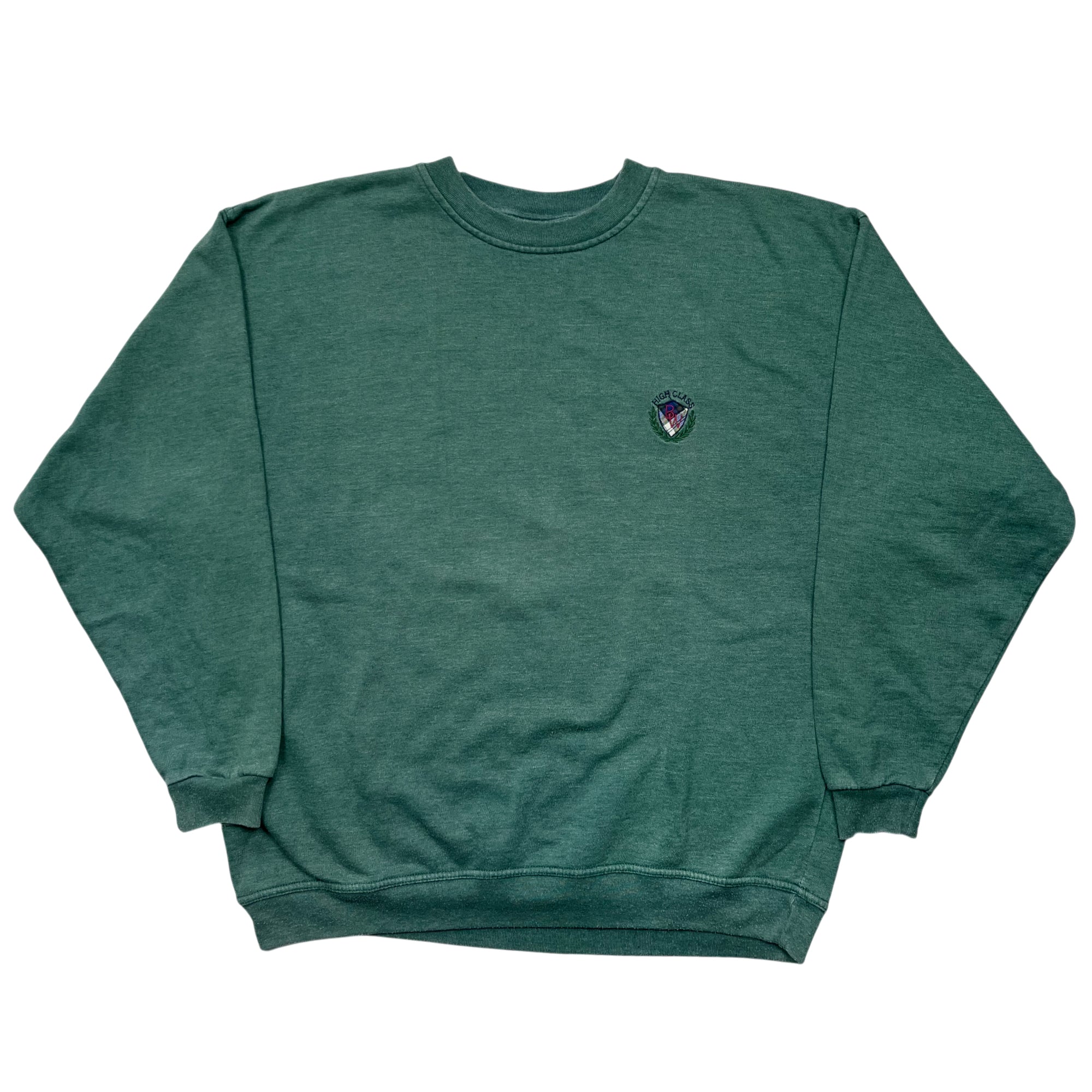 Vintage 90's Generic Embroidery Boxy Sweatshirt (XL)