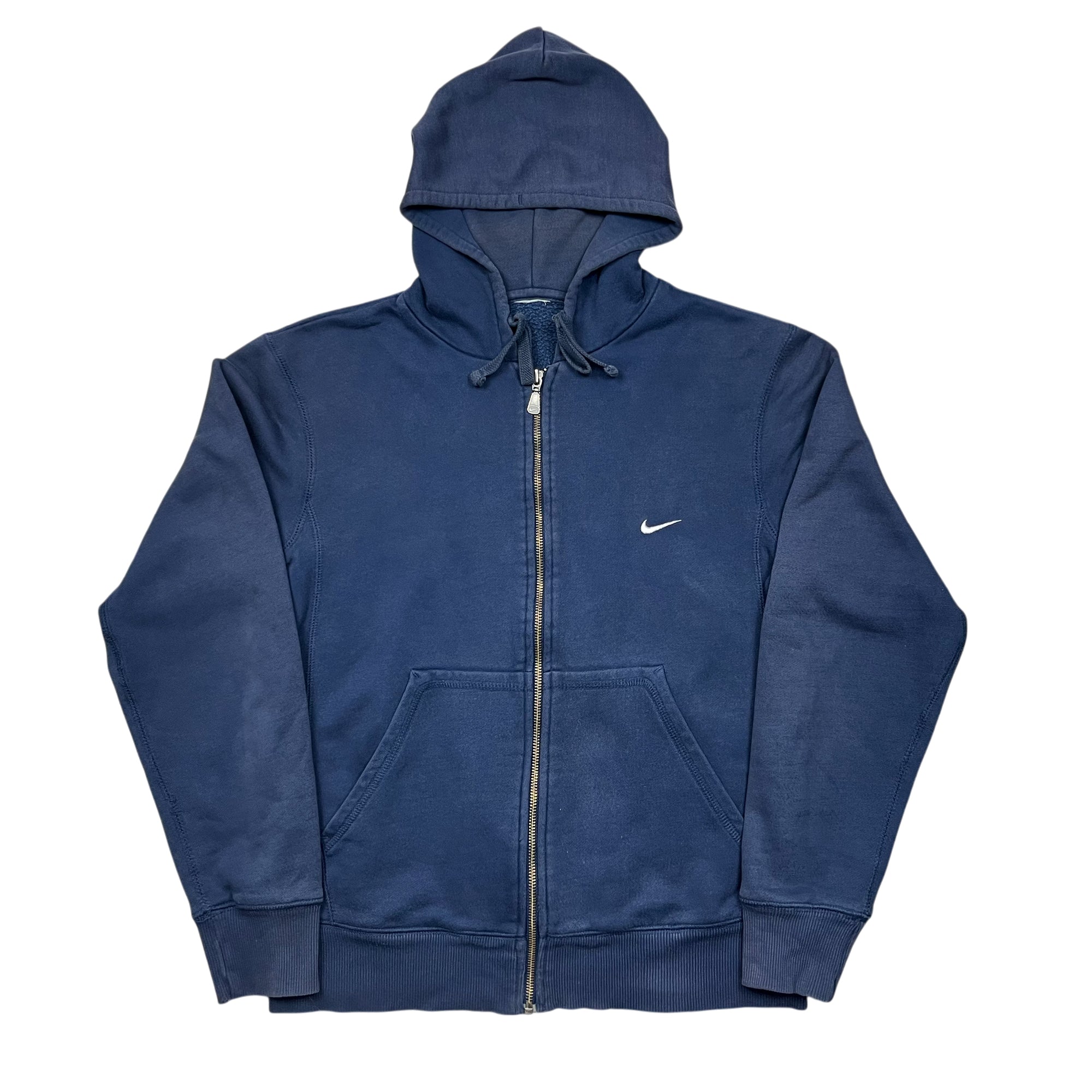 Vintage 90's Nike Faded Zip Up Hoodie (S)