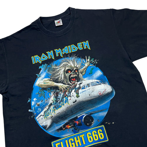 Iron Maiden '07 Flight 666 Metal Band T-shirt (L)