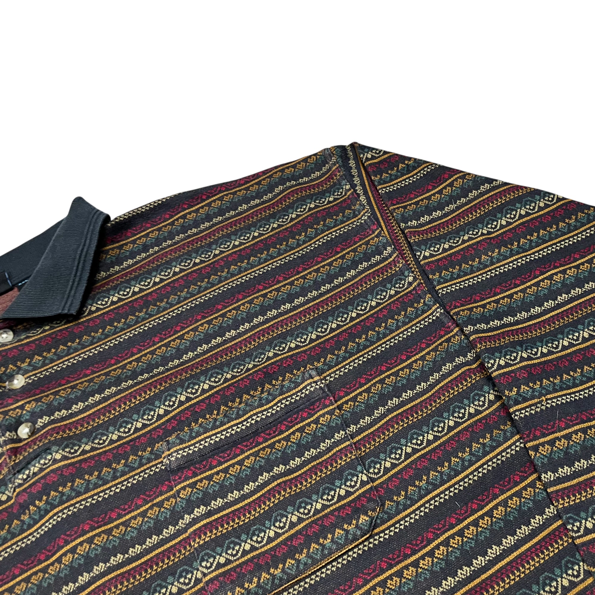 Vintage 90's Hippie Pocket Button Up Shirt (XXL)