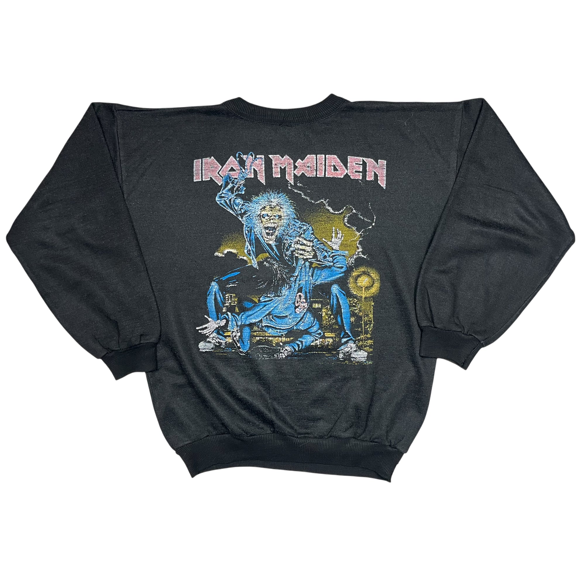 Vintage 90's Iron Maiden No Prayer Double Sided Bootleg Sweatshirt (L)