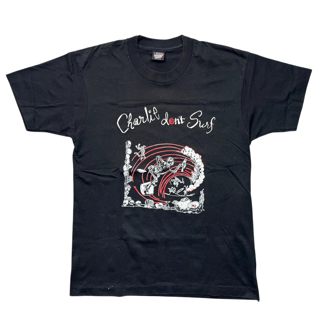 Vintage 90's Charlie Don't Surf Minneapolis Punk Band T-shirt (L)