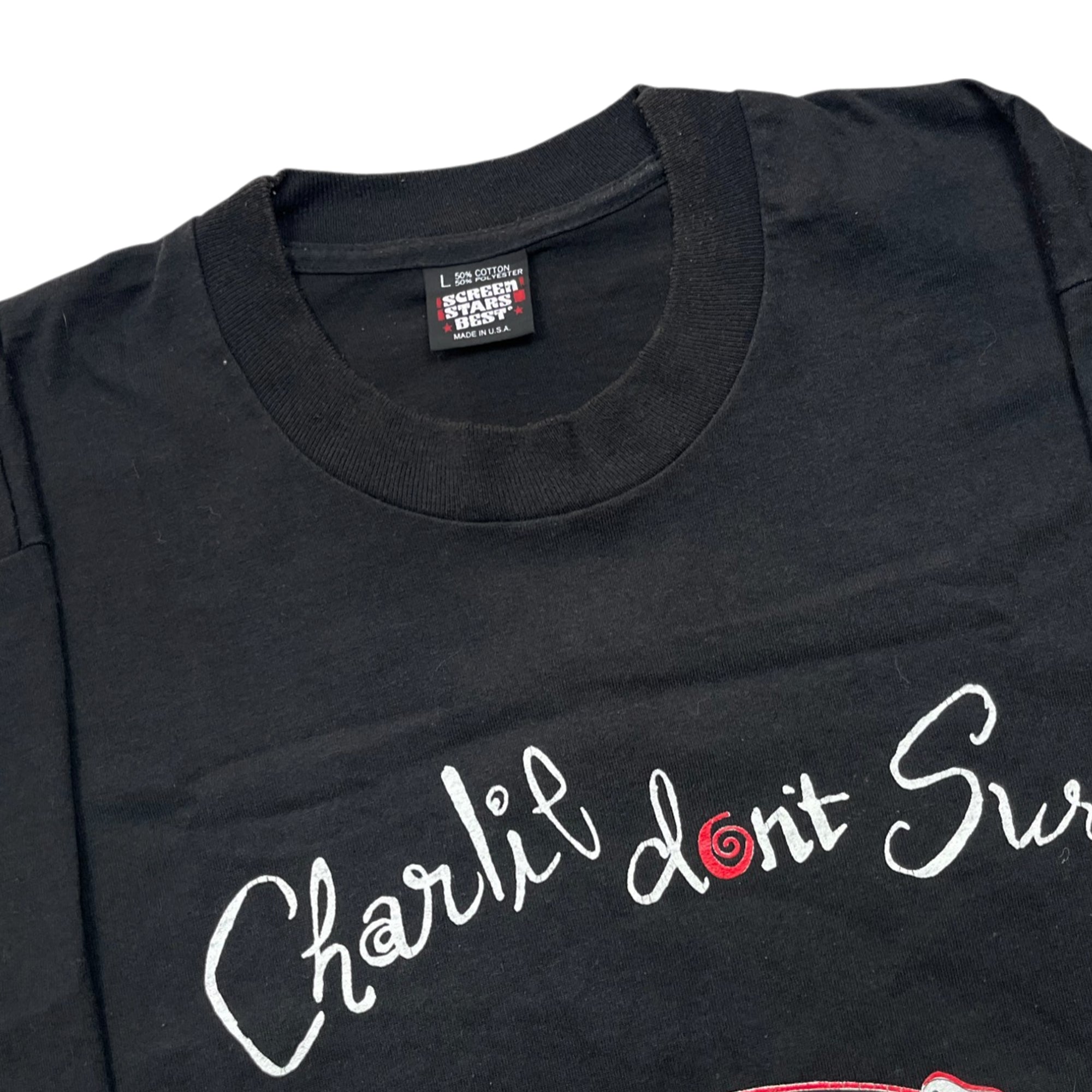 Vintage 90's Charlie Don't Surf Minneapolis Punk Band T-shirt (L)