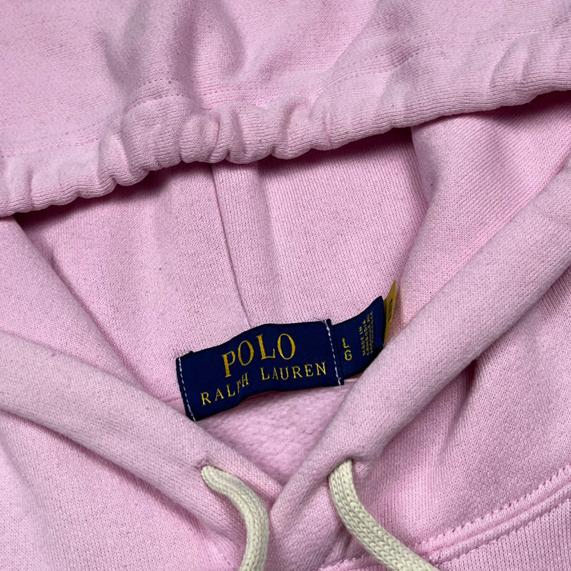 Polo Ralph Lauren Pink OG Hoodie (L)