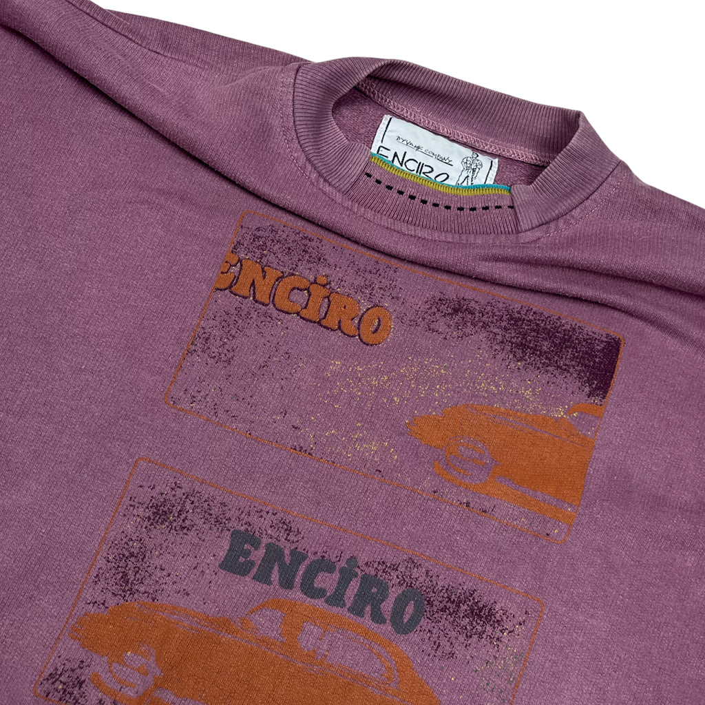 Vintage 80's Boxy Fit Faded Graphic Sweatshirt (L)