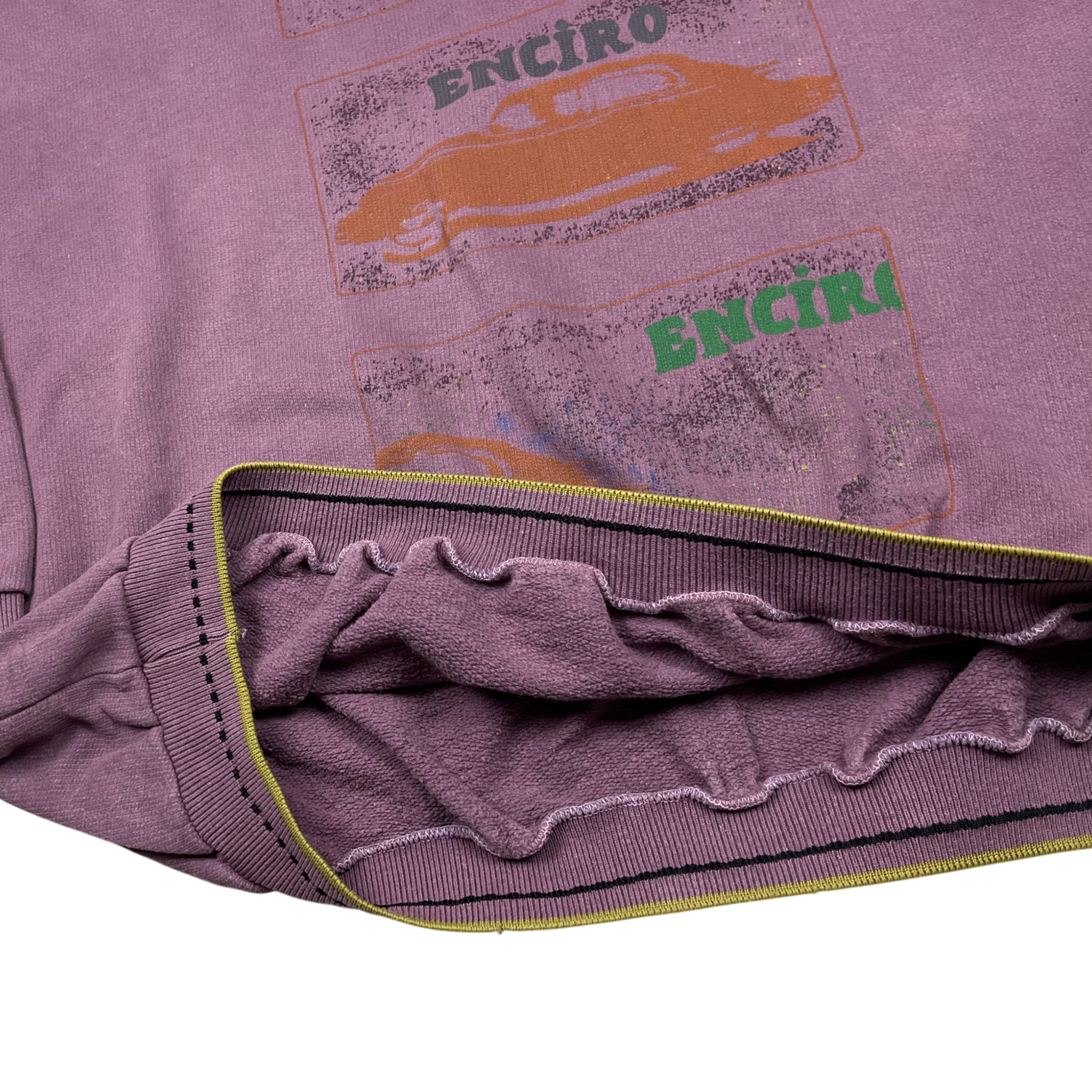Vintage 80's Boxy Fit Faded Graphic Sweatshirt (L)