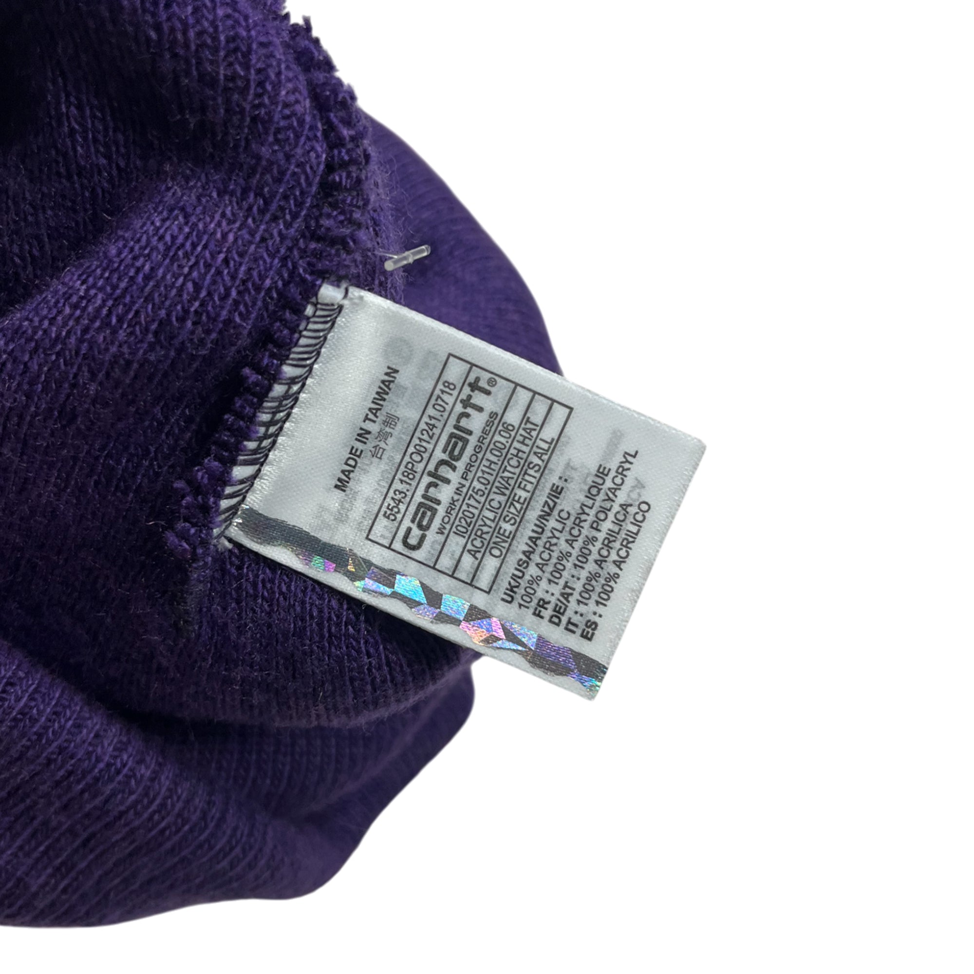 Carhartt Purple Winter Hat (OSFA)