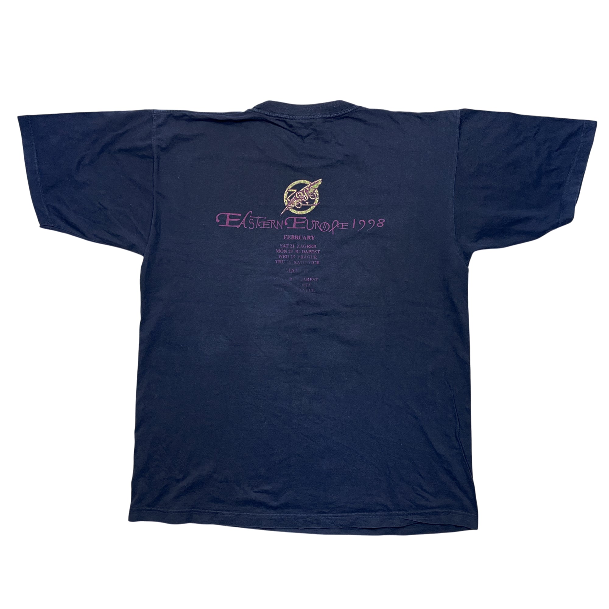 Vintage 1998 Jimmy Page Robert Plant Tour T-shirt (XL)